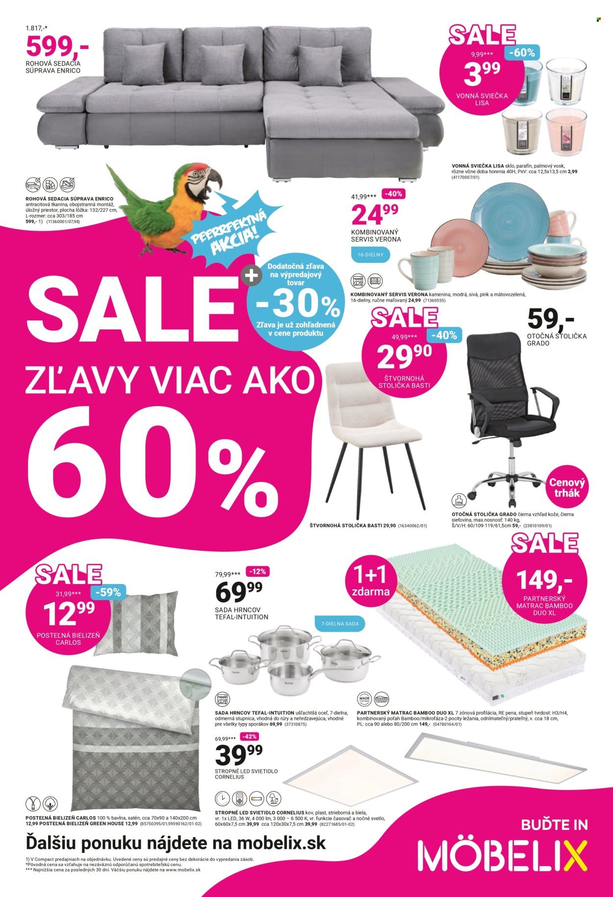 MÖBELIX leták - SALE ZĽAVY VIAC AKO 60% (2025-12-29 - 2026-01-11) | 1