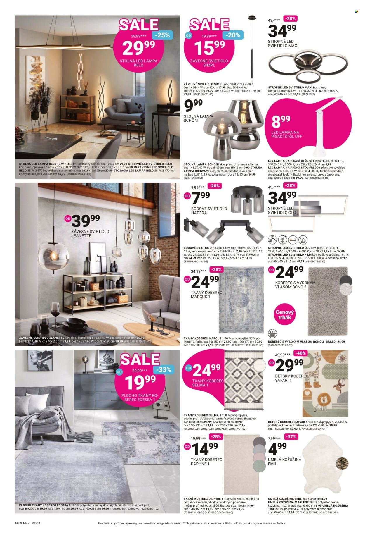 MÖBELIX leták - SALE ZĽAVY VIAC AKO 60% (2025-12-29 - 2026-01-11) | 2