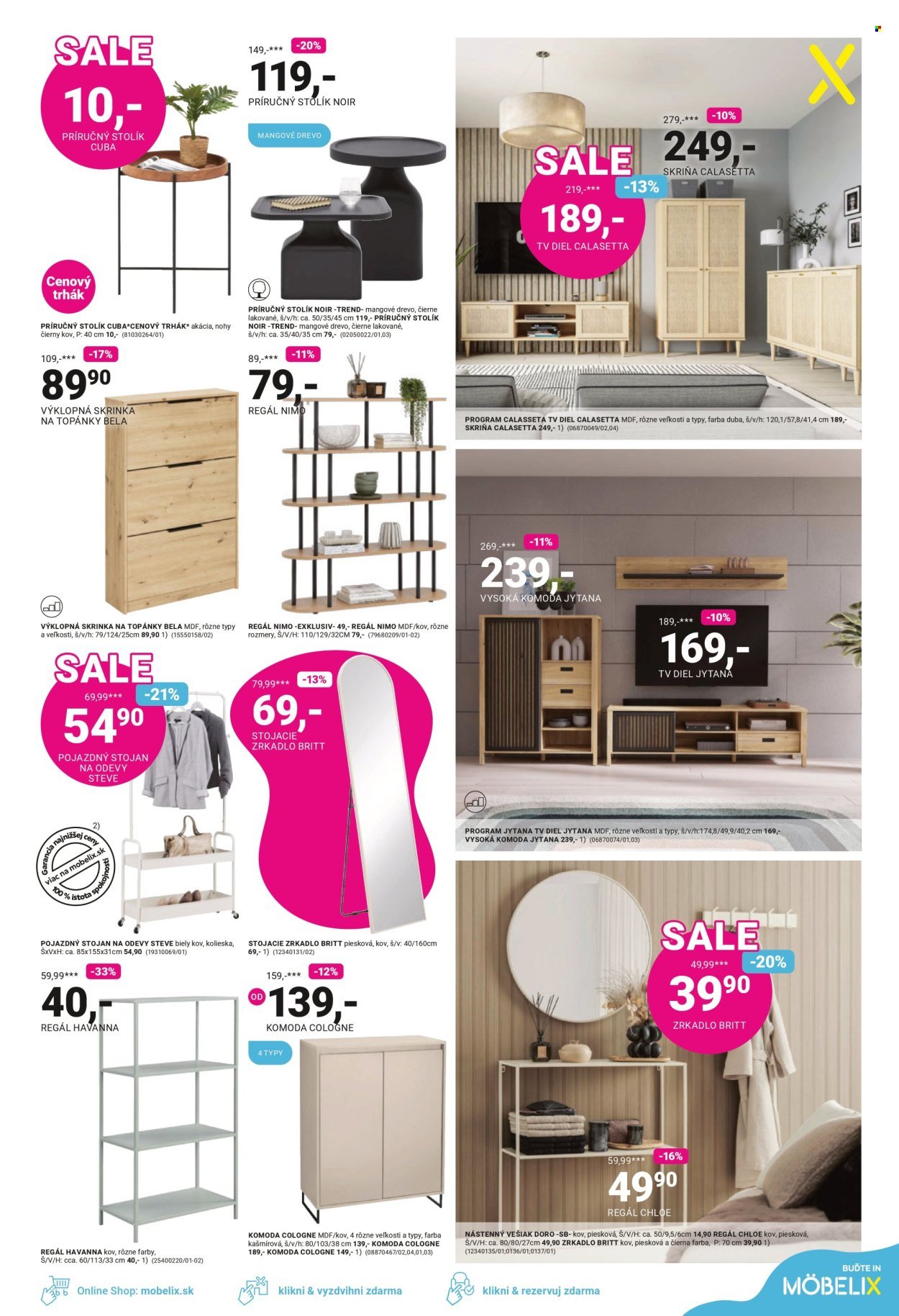 MÖBELIX leták - SALE ZĽAVY VIAC AKO 60% (2025-12-29 - 2026-01-11) | 11