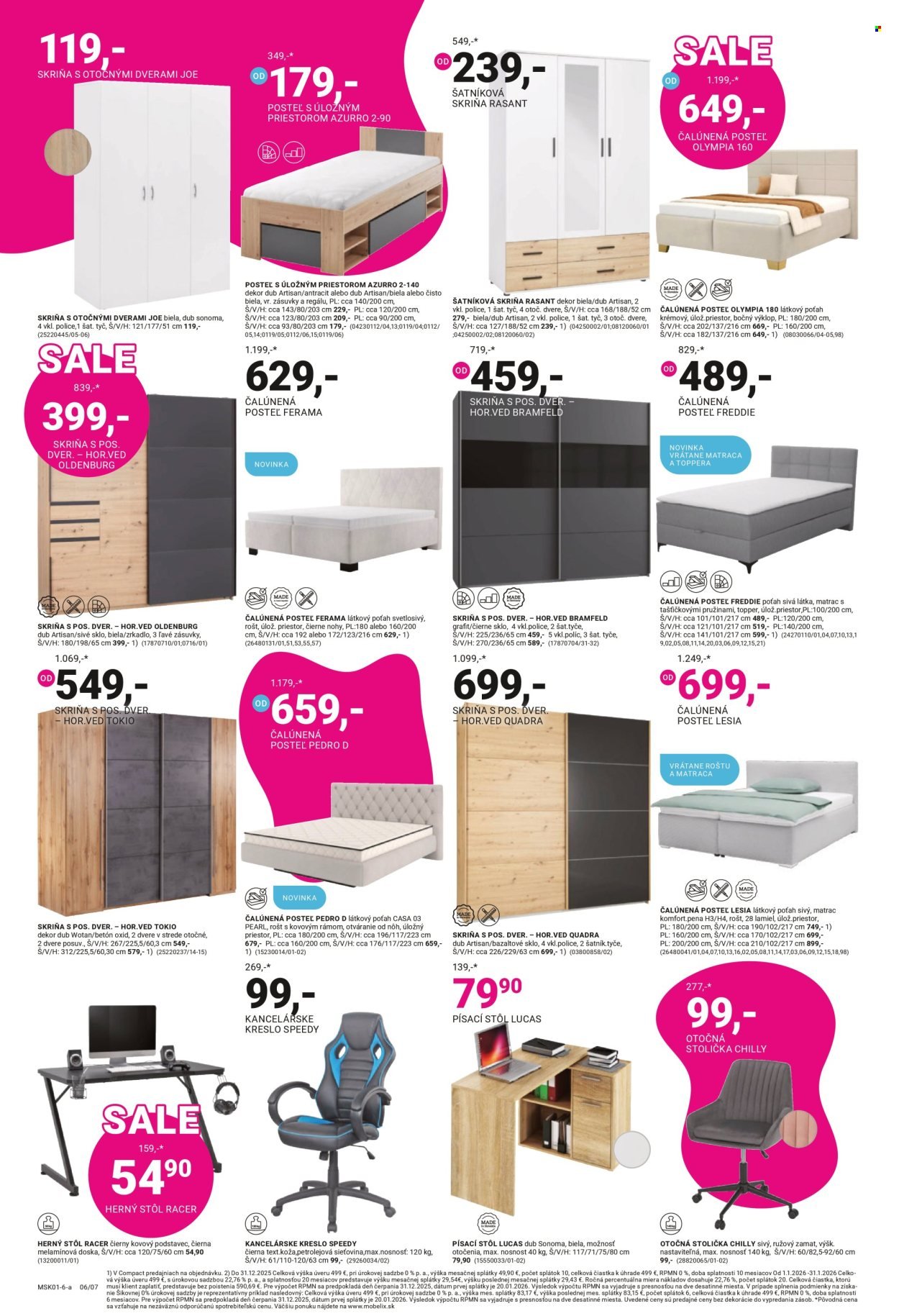 MÖBELIX leták - SALE ZĽAVY VIAC AKO 60% (2025-12-29 - 2026-01-11) | 6