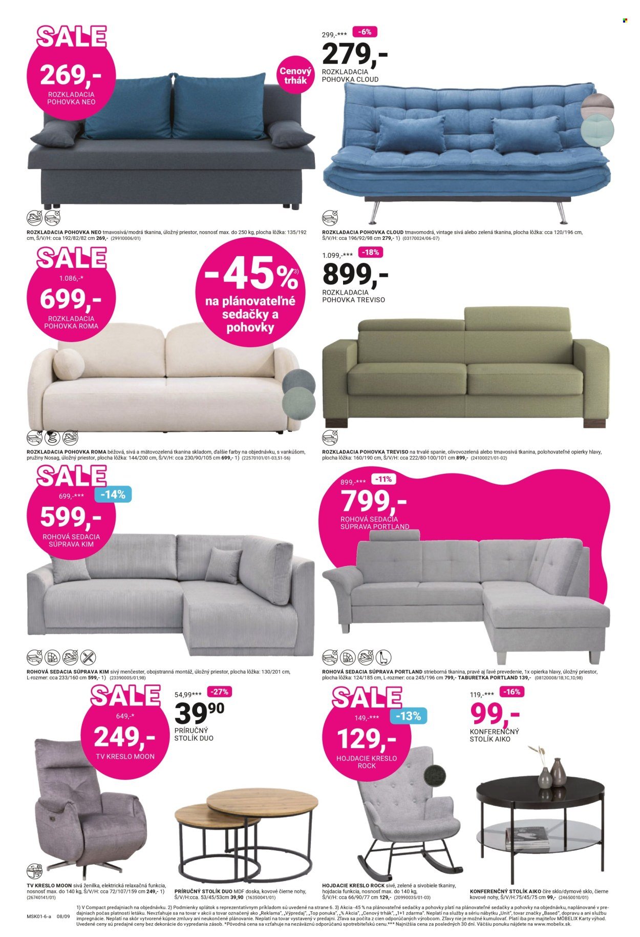 MÖBELIX leták - SALE ZĽAVY VIAC AKO 60% (2025-12-29 - 2026-01-11) | 8