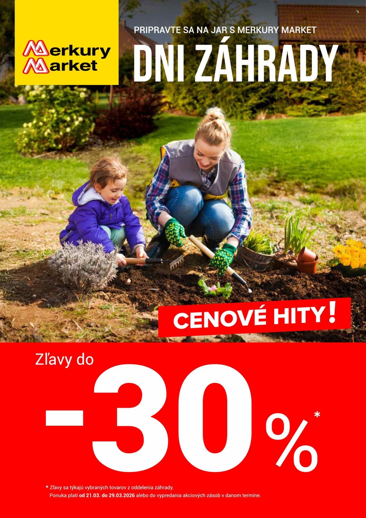 MERKURY MARKET leták - Dni záhrady (2026-03-21 - 2026-03-29) | 1