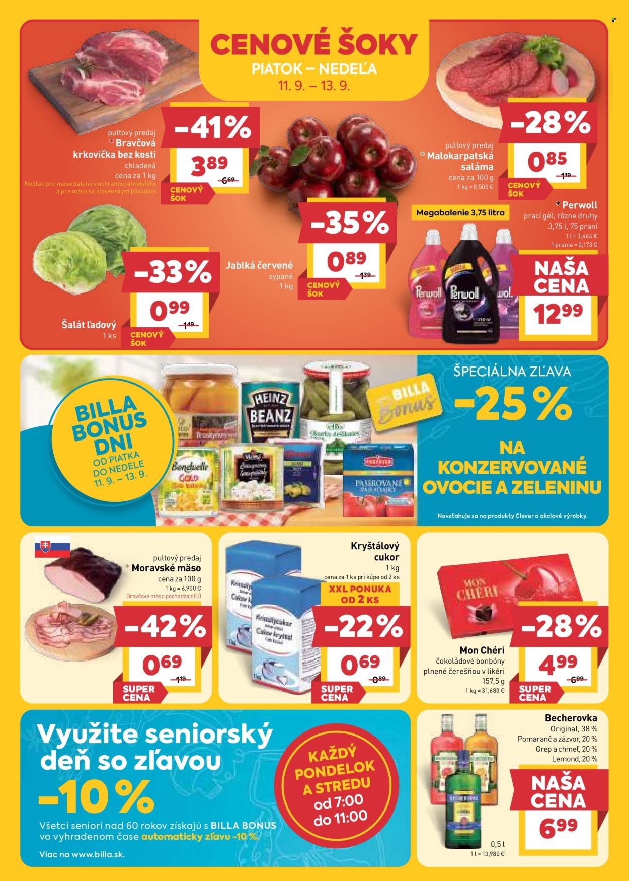 BILLA leták - Od stredy 9.9.2026