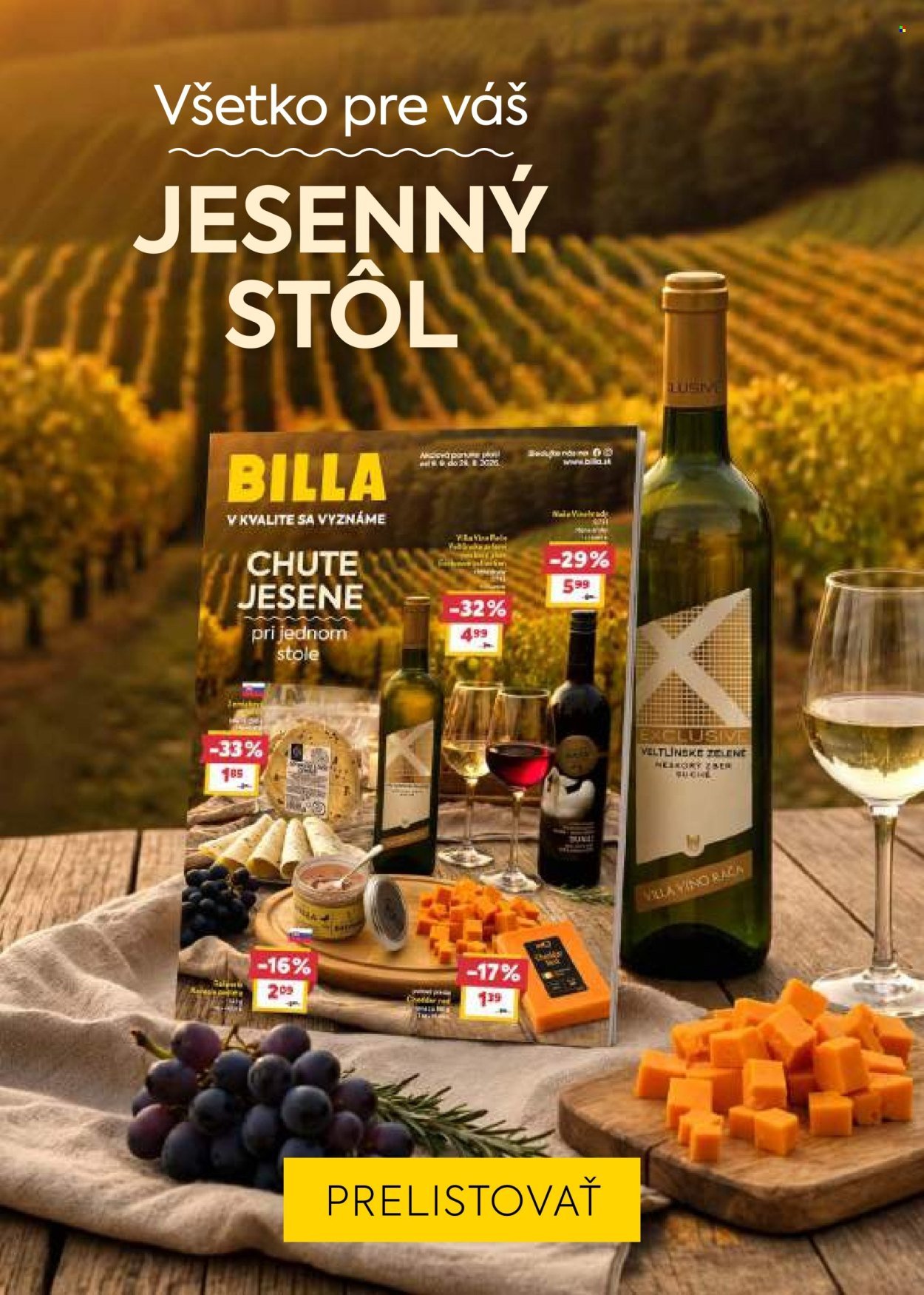 BILLA leták - Od stredy 9.9.2026