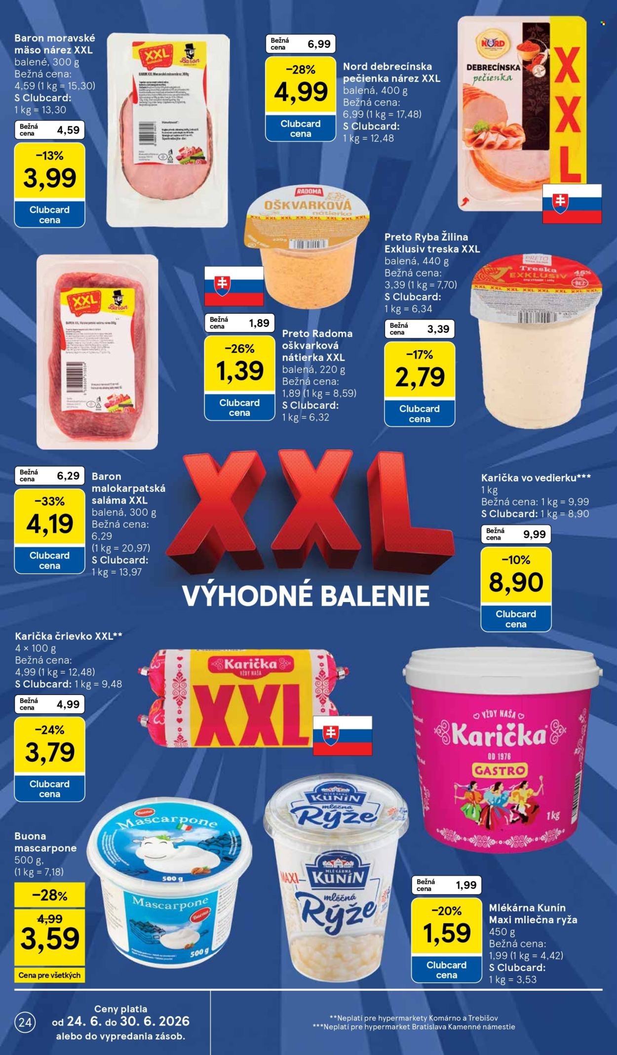 TESCO leták - Od stredy 24.6.2026