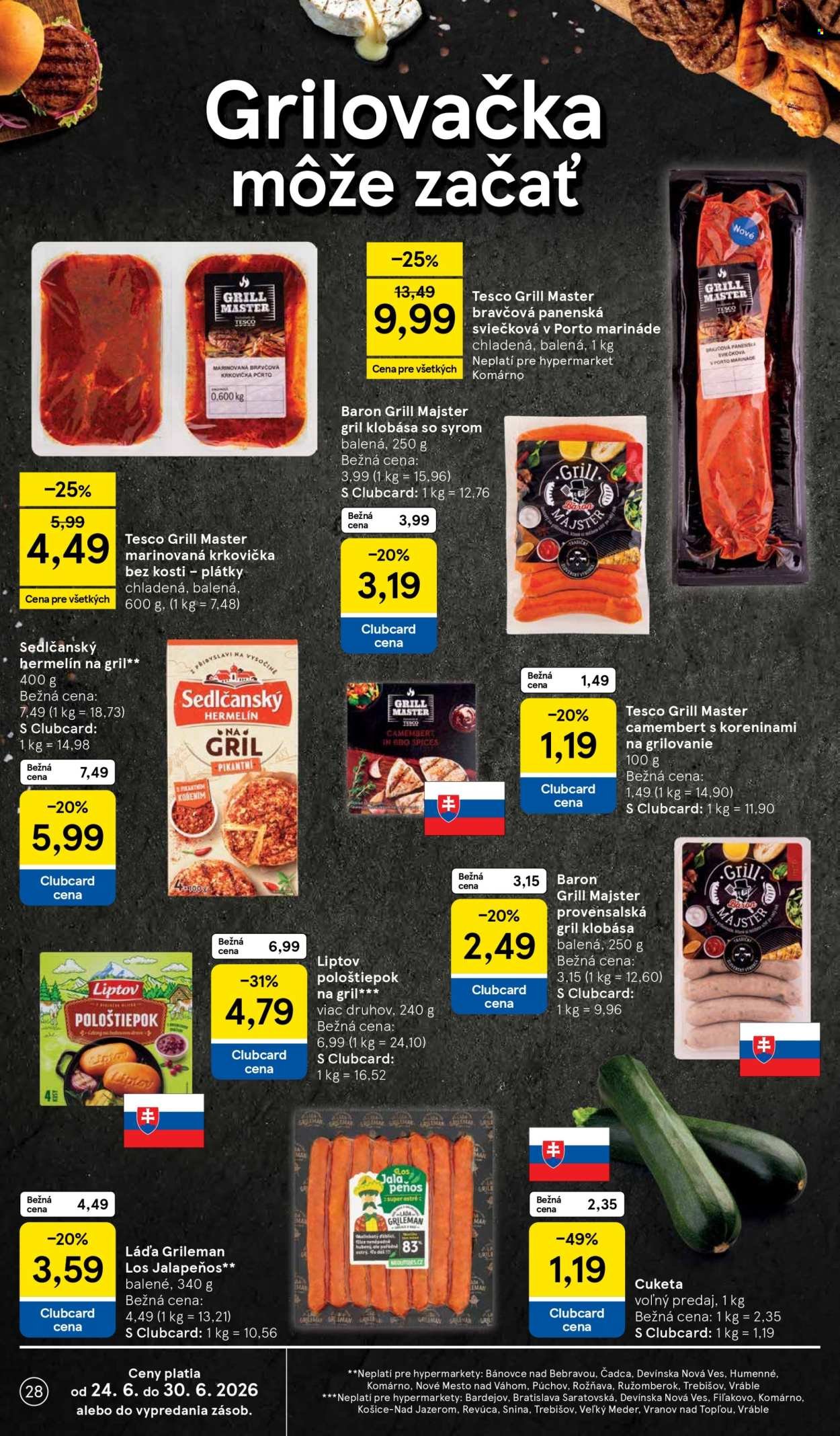 TESCO leták - Od stredy 24.6.2026