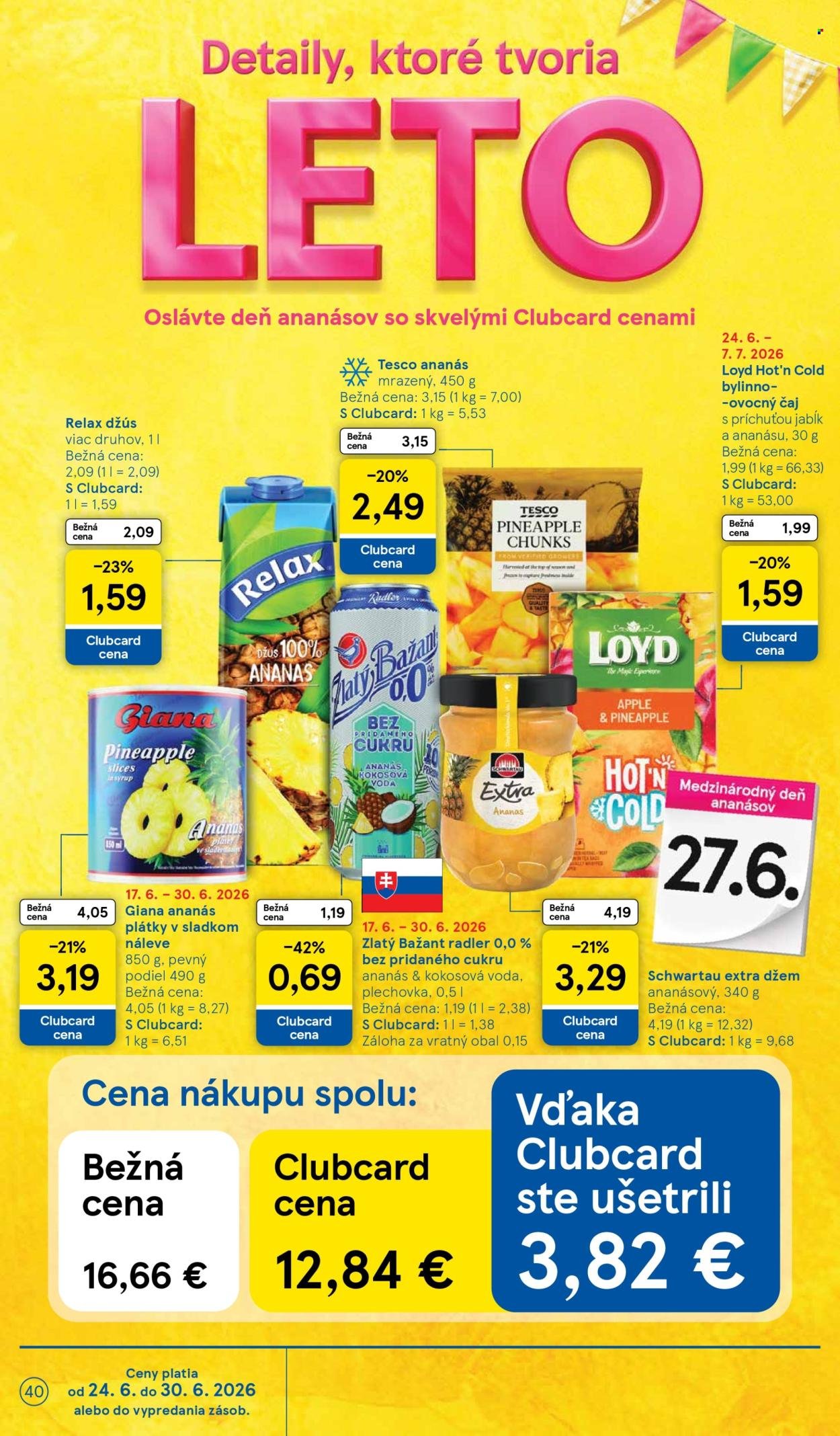 TESCO leták - Od stredy 24.6.2026