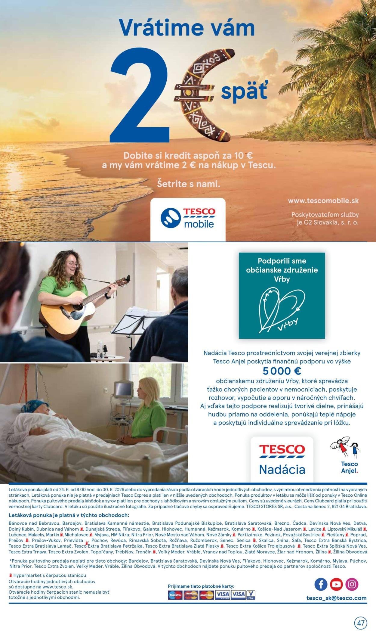 TESCO leták - Od stredy 24.6.2026