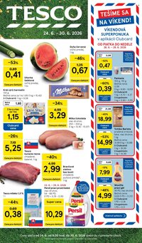 TESCO leták - Od stredy 24.6.2026