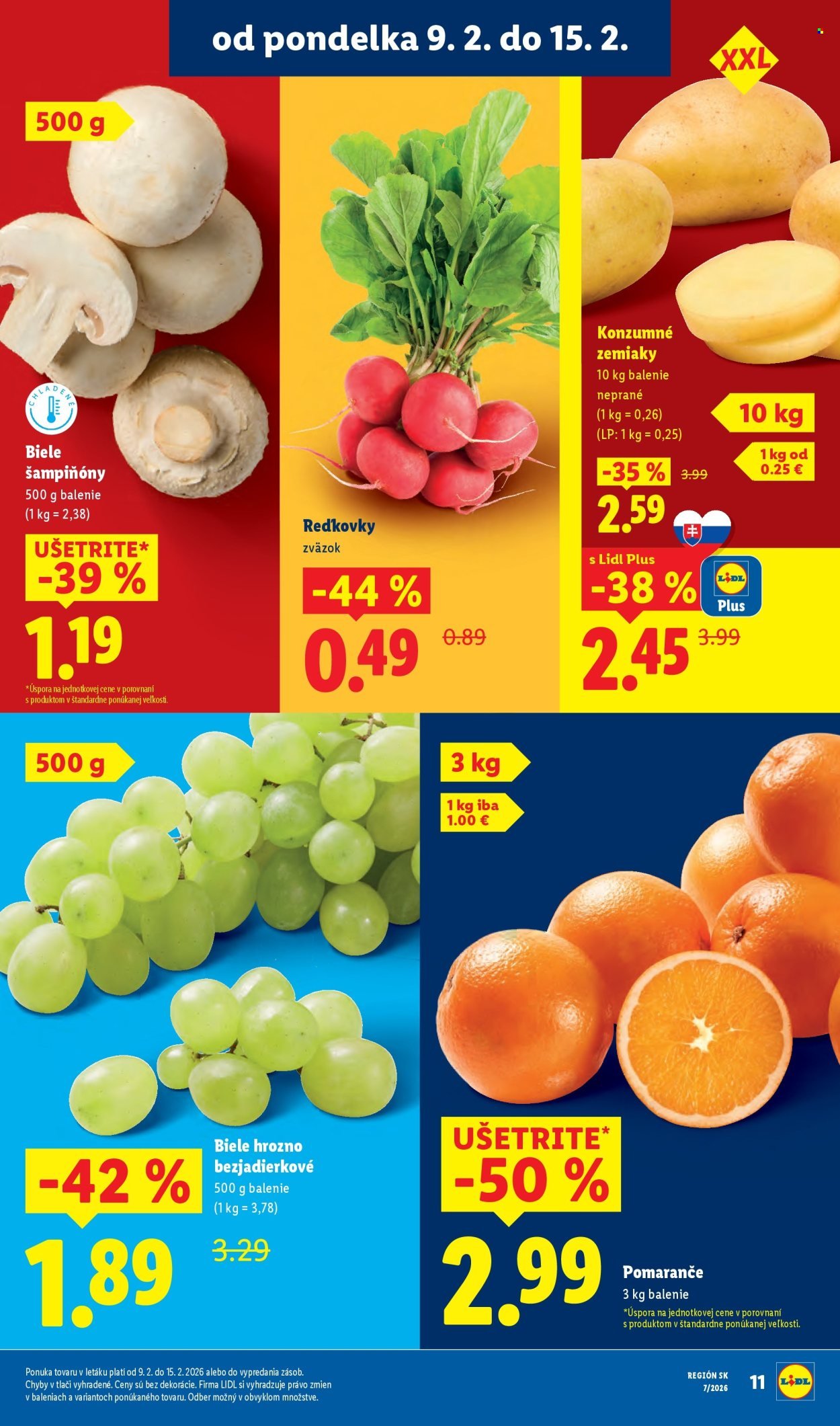 LIDL leták - Od pondelka 9.2.2026 (2026-02-09 - 2026-02-15) | 11