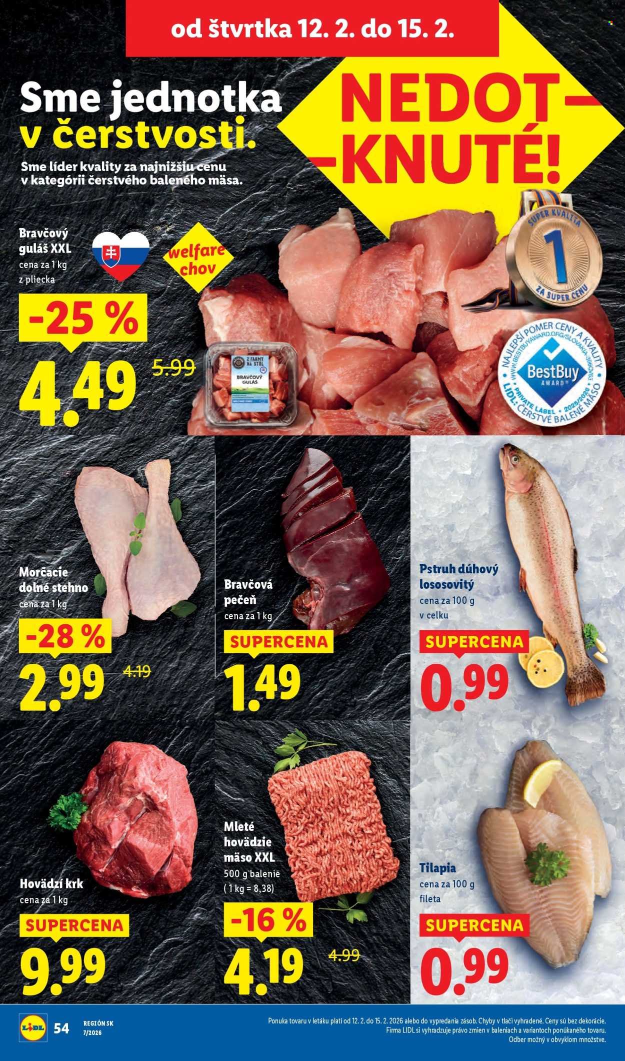 LIDL leták - Od pondelka 9.2.2026 (2026-02-09 - 2026-02-15) | 56