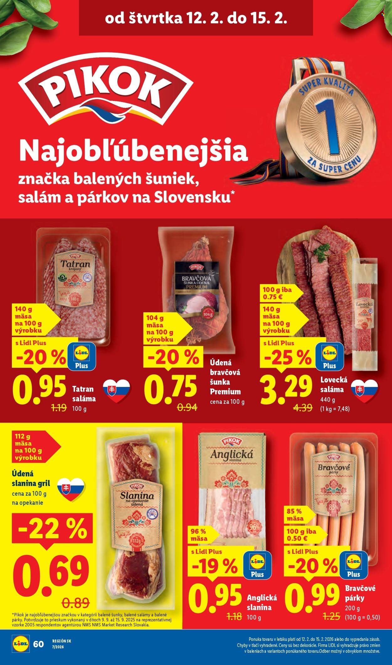 LIDL leták - Od pondelka 9.2.2026 (2026-02-09 - 2026-02-15) | 72