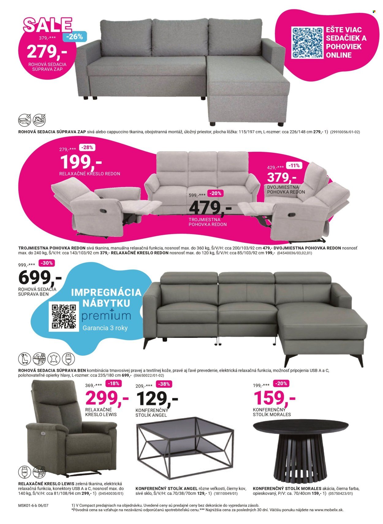 MÖBELIX leták - Veľký zimný výpredaj -30% na 1 produkt (2026-01-12 - 2026-02-08) | 6