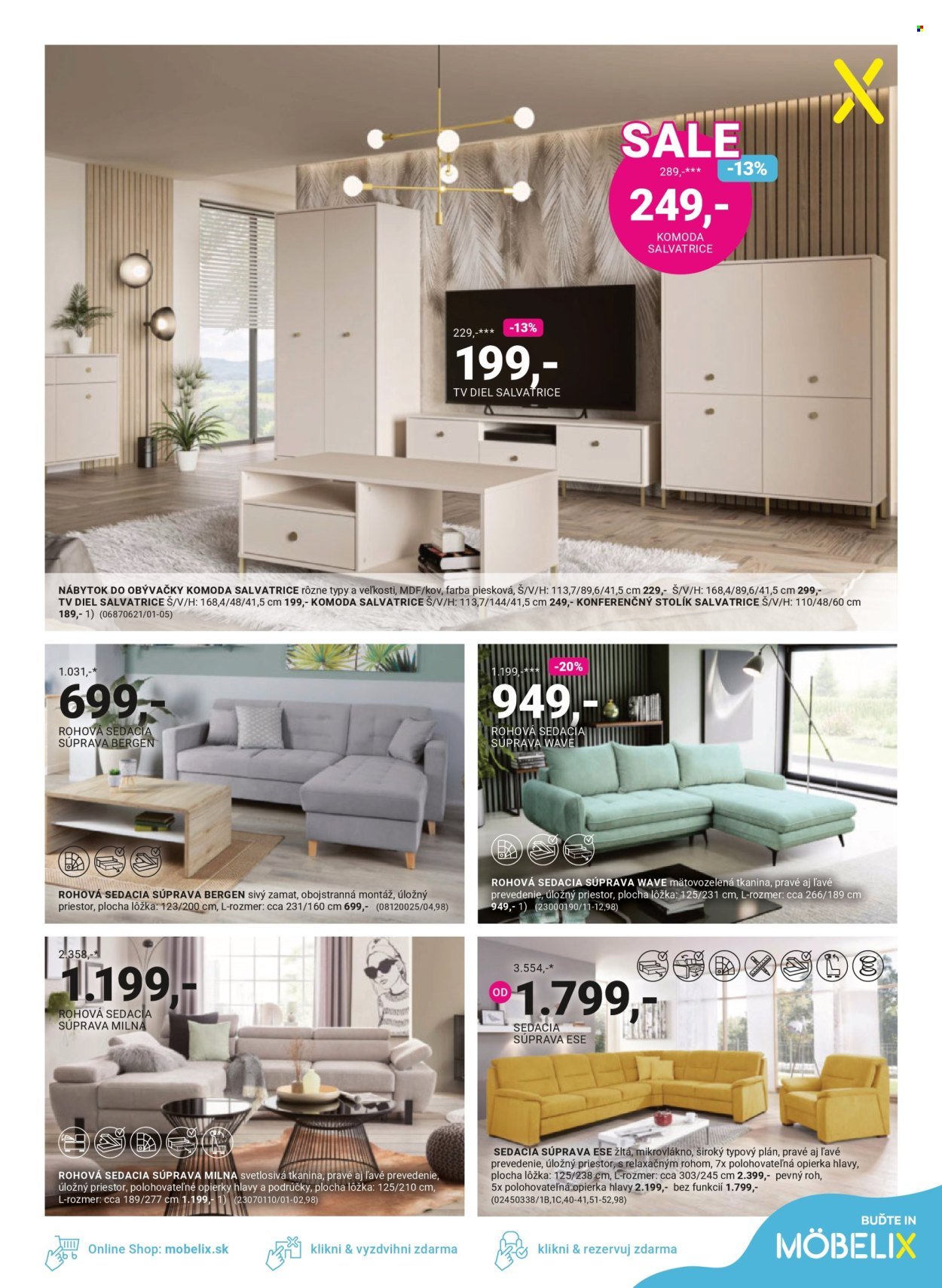 MÖBELIX leták - Veľký zimný výpredaj -30% na 1 produkt (2026-01-12 - 2026-02-08) | 7