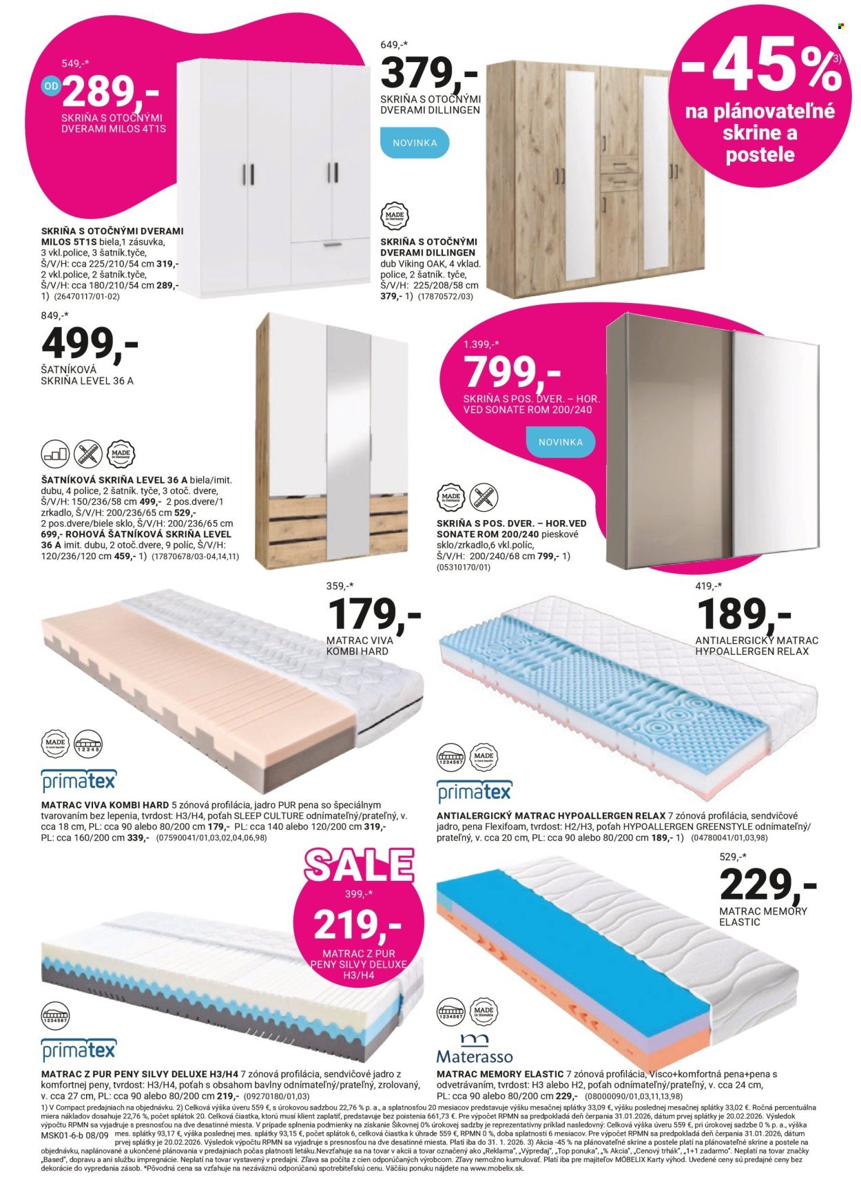 MÖBELIX leták - Veľký zimný výpredaj -30% na 1 produkt (2026-01-12 - 2026-02-08) | 8