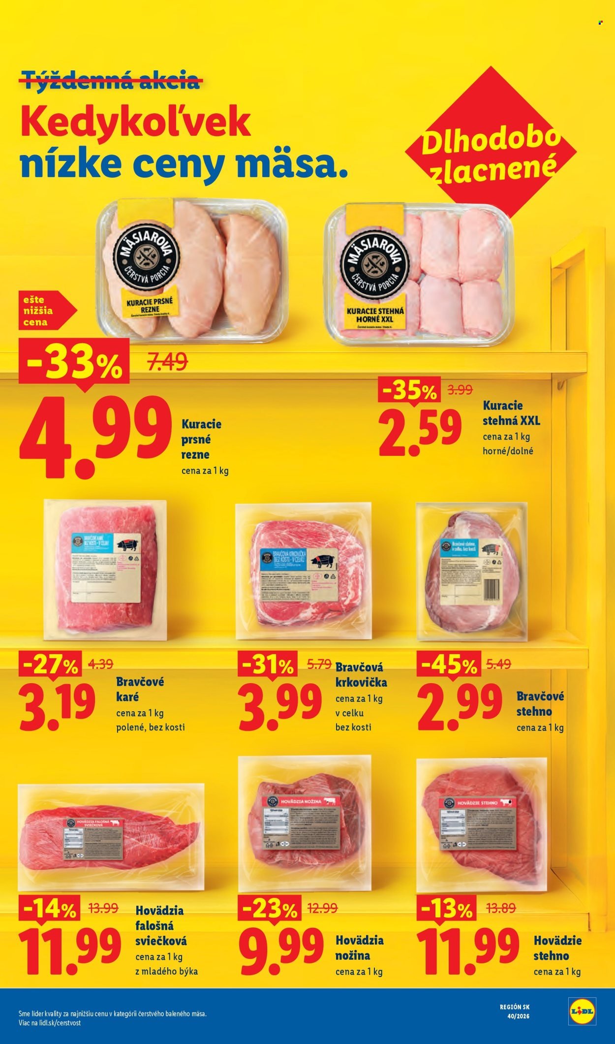LIDL leták - Od pondelka 28.9.2026
