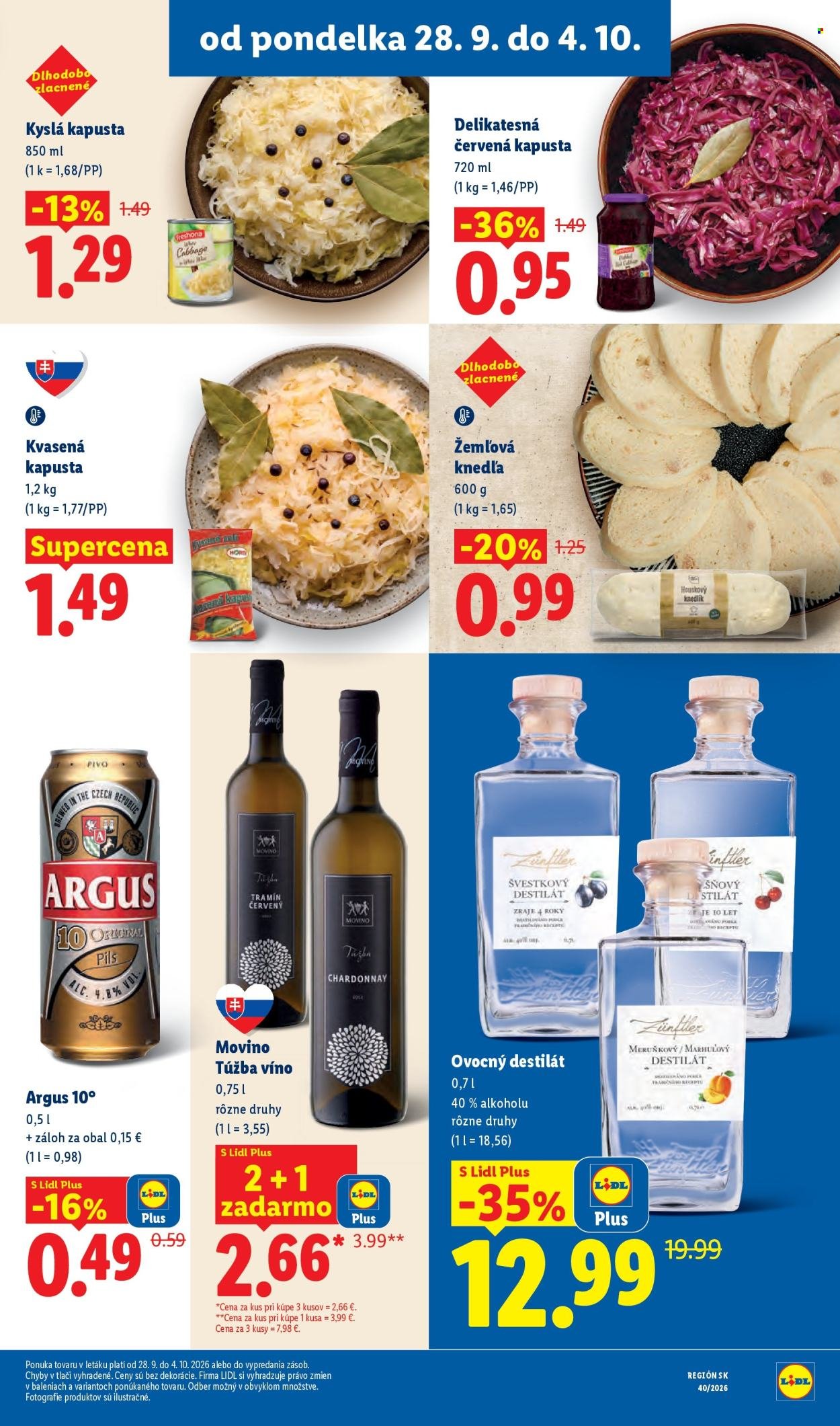 LIDL leták - Od pondelka 28.9.2026