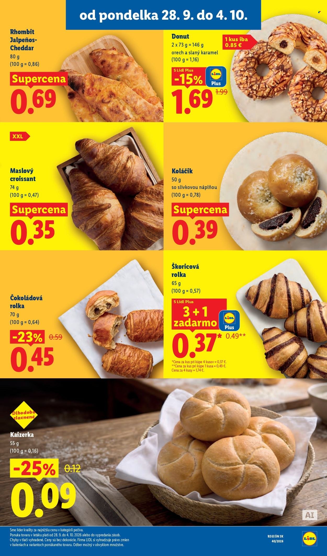 LIDL leták - Od pondelka 28.9.2026