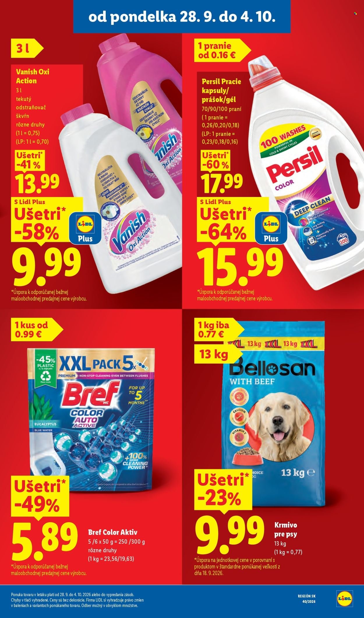 LIDL leták - Od pondelka 28.9.2026