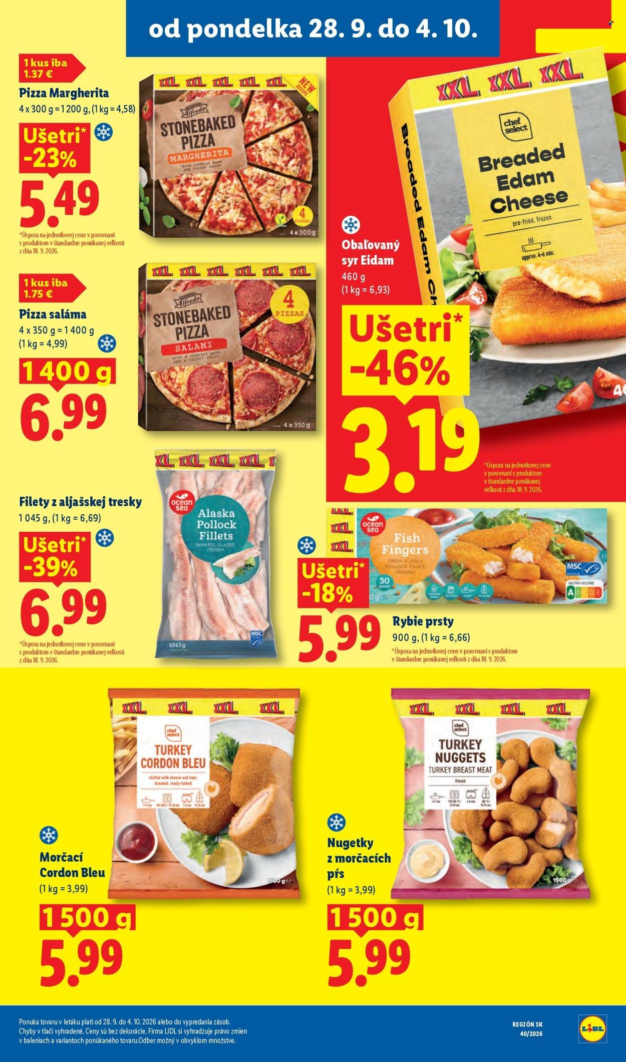 LIDL leták - Od pondelka 28.9.2026