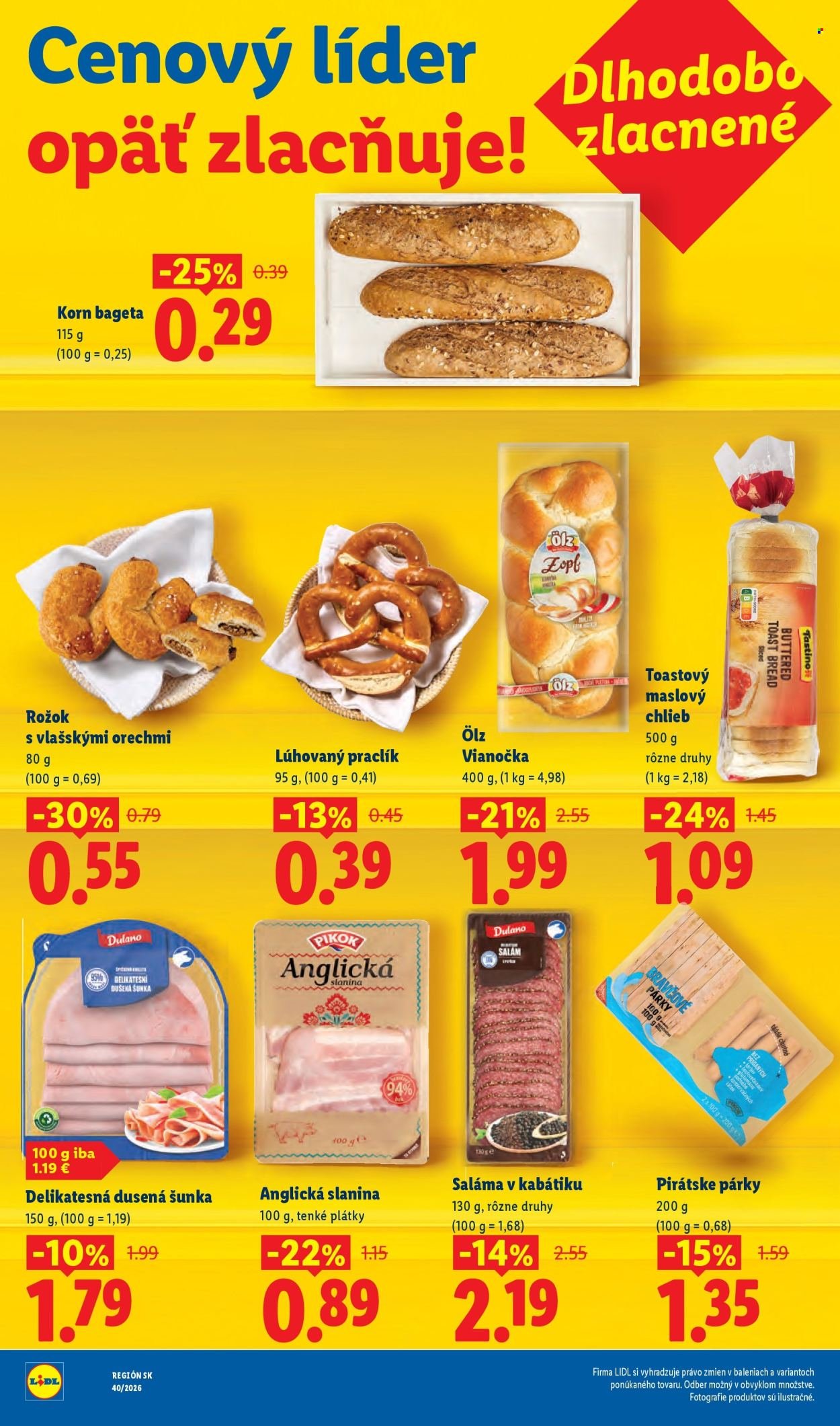 LIDL leták - Od pondelka 28.9.2026