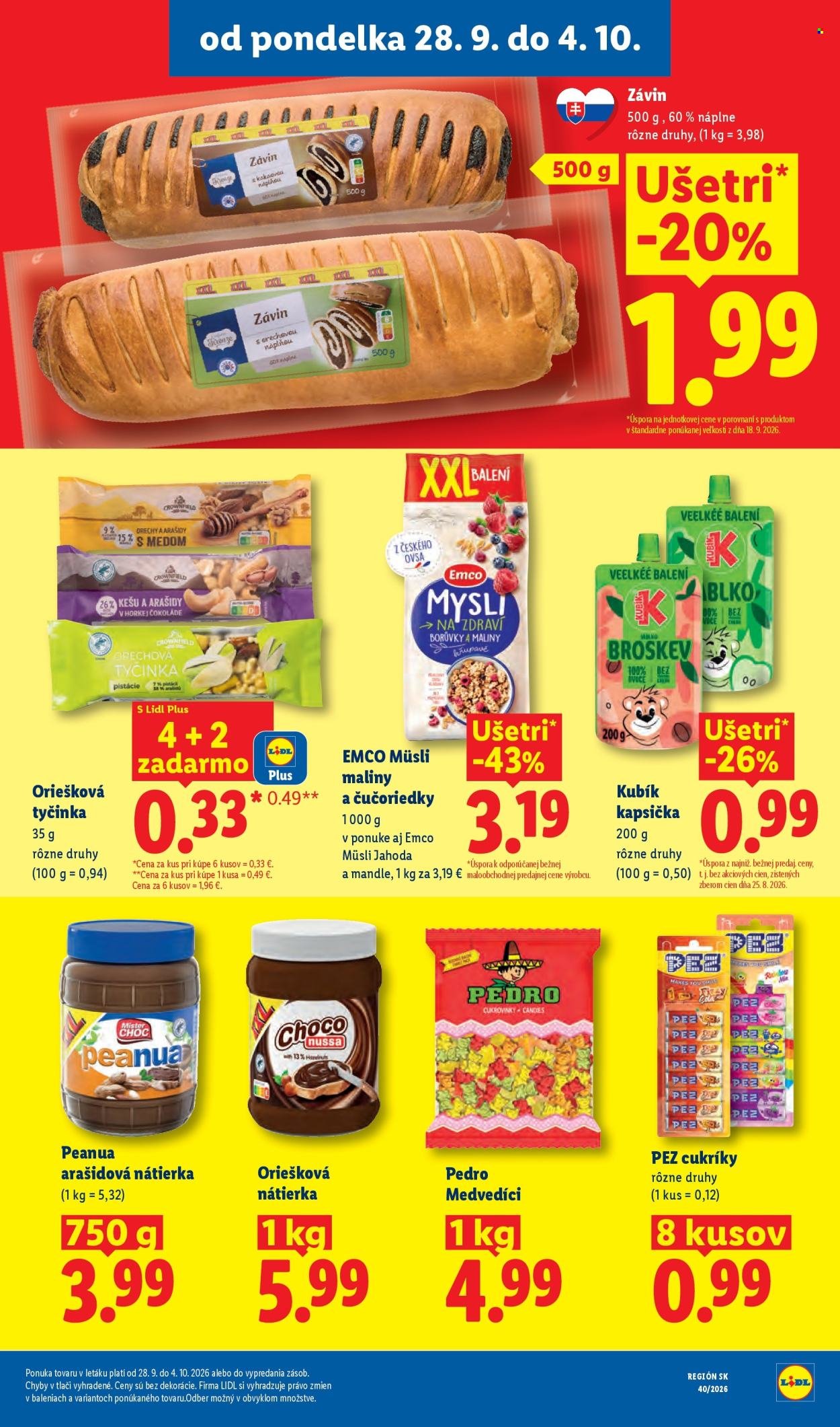 LIDL leták - Od pondelka 28.9.2026