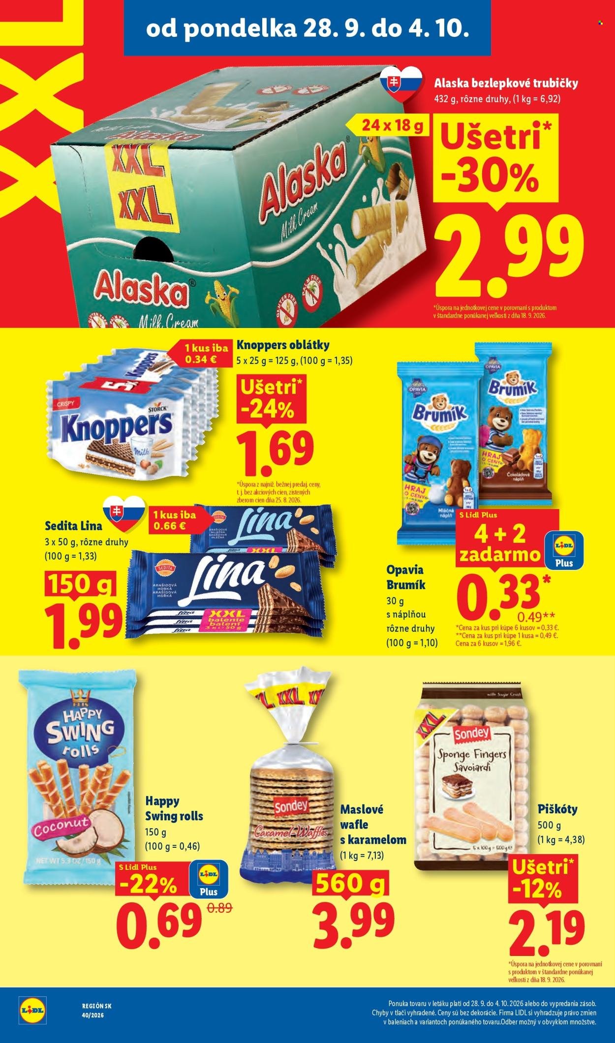 LIDL leták - Od pondelka 28.9.2026