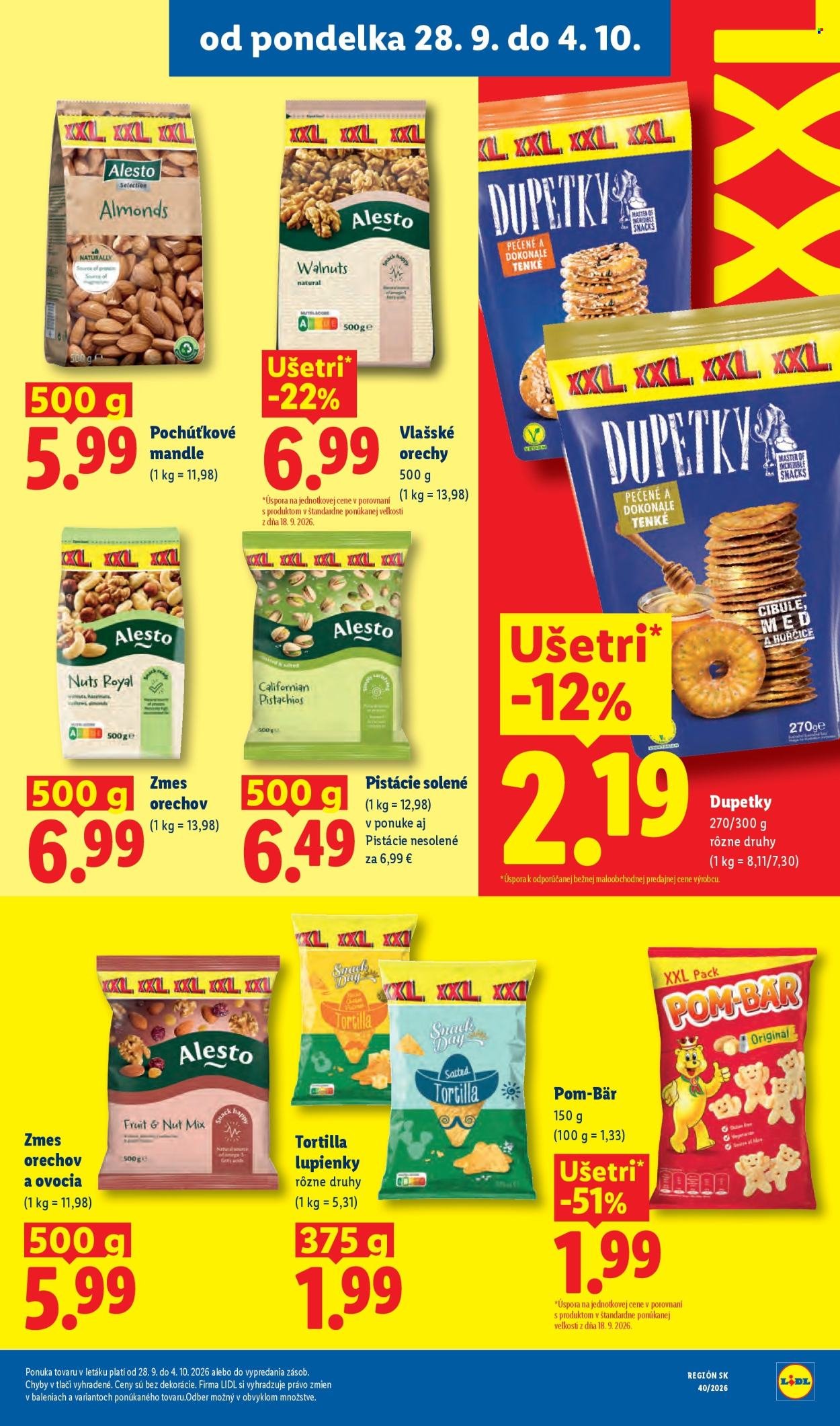 LIDL leták - Od pondelka 28.9.2026