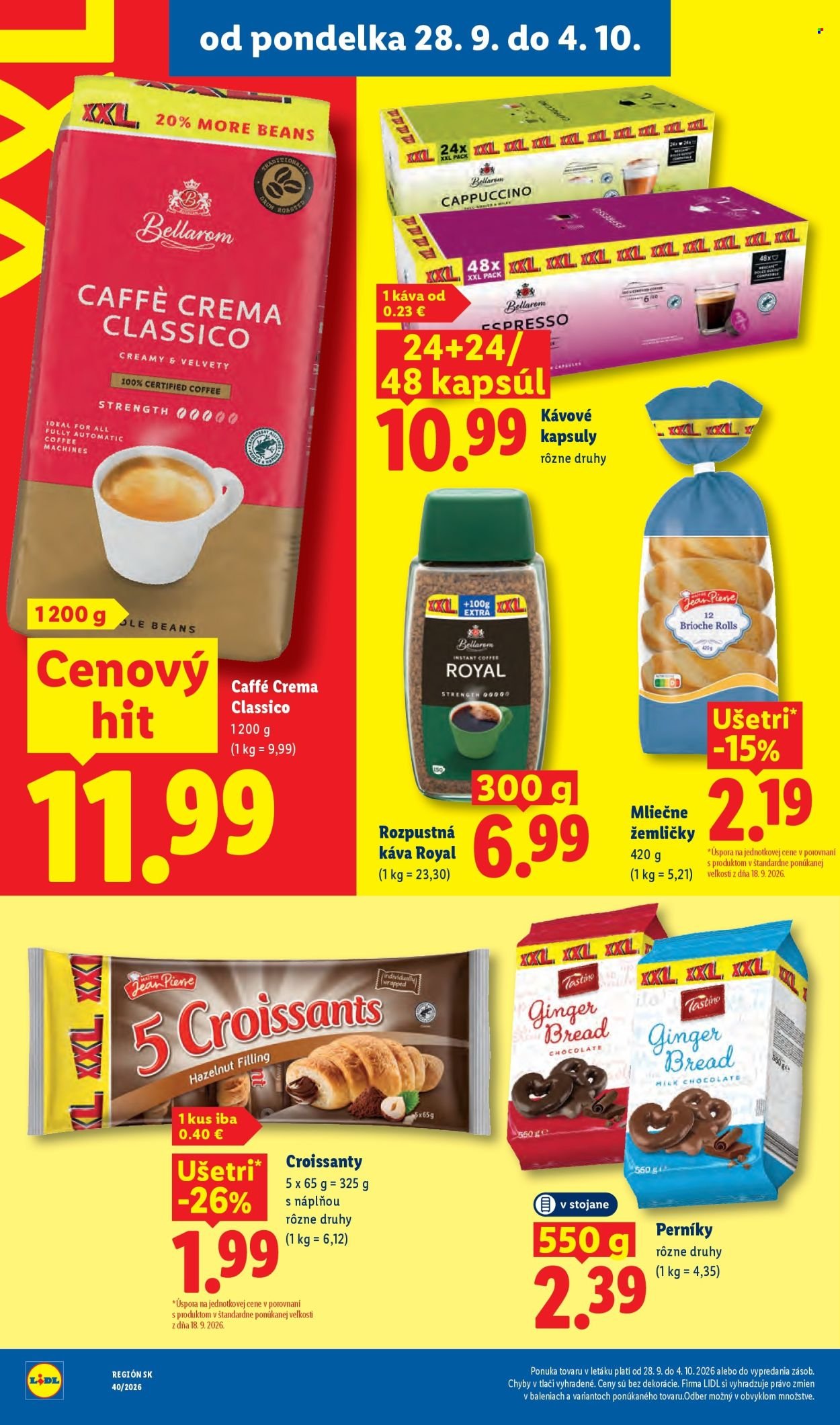 LIDL leták - Od pondelka 28.9.2026