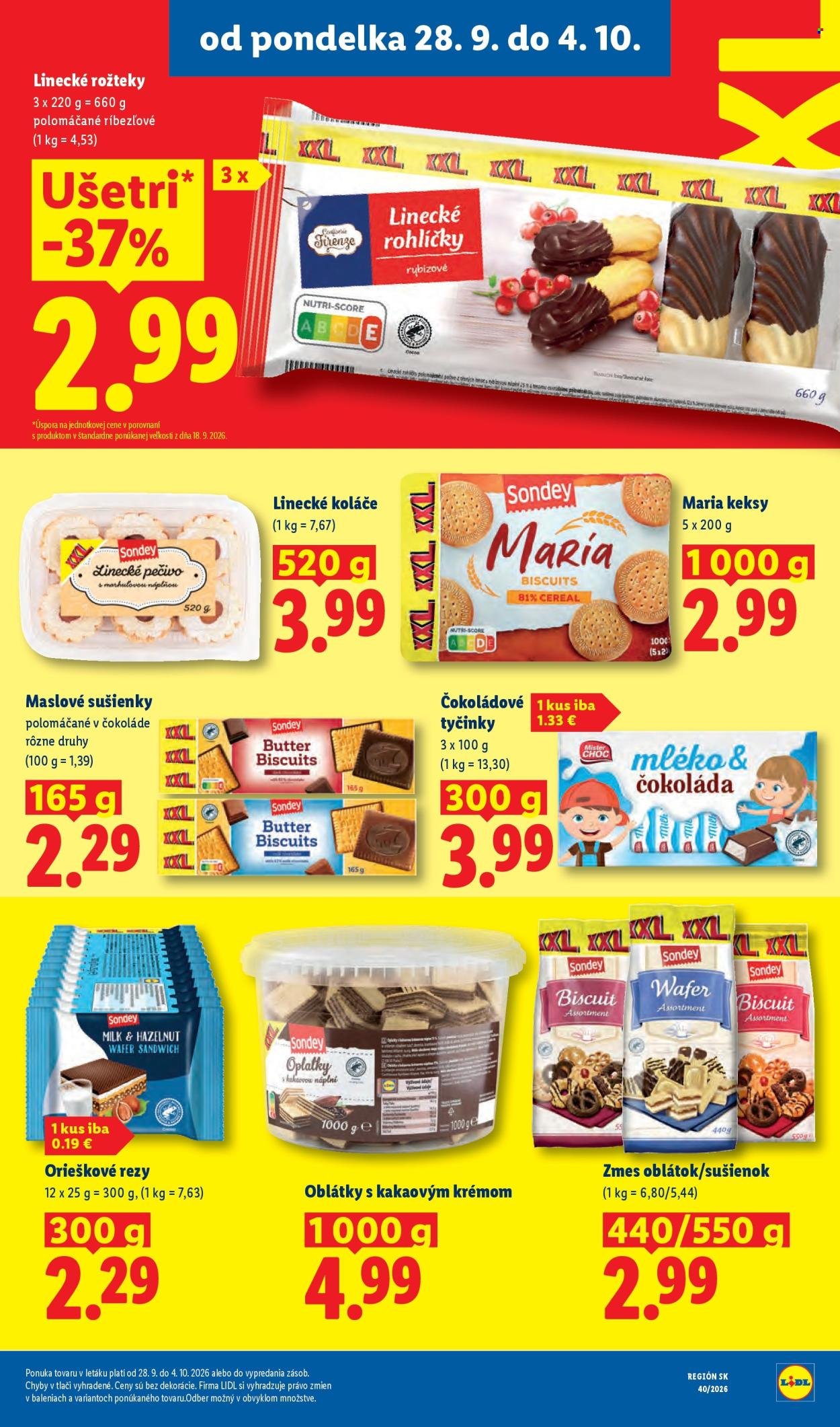 LIDL leták - Od pondelka 28.9.2026