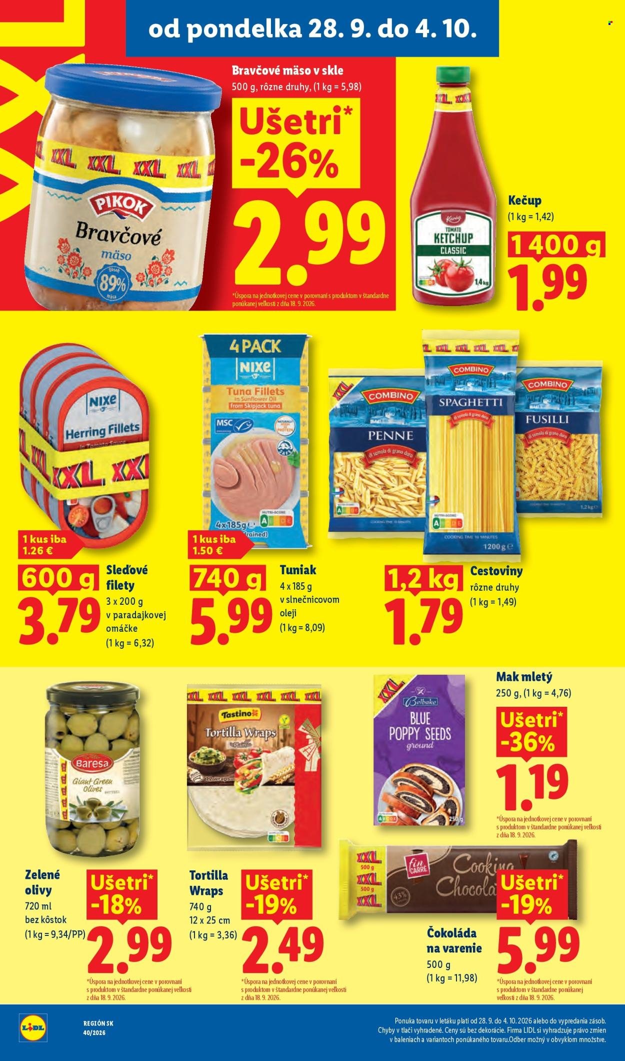 LIDL leták - Od pondelka 28.9.2026