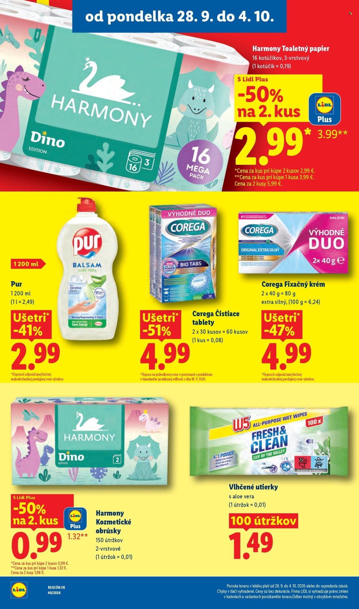 LIDL leták - Od pondelka 28.9.2026