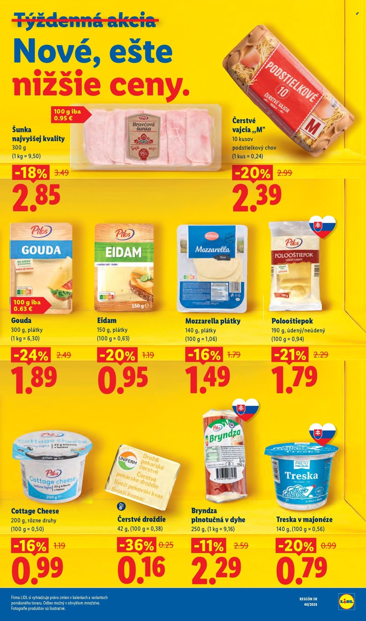LIDL leták - Od pondelka 28.9.2026