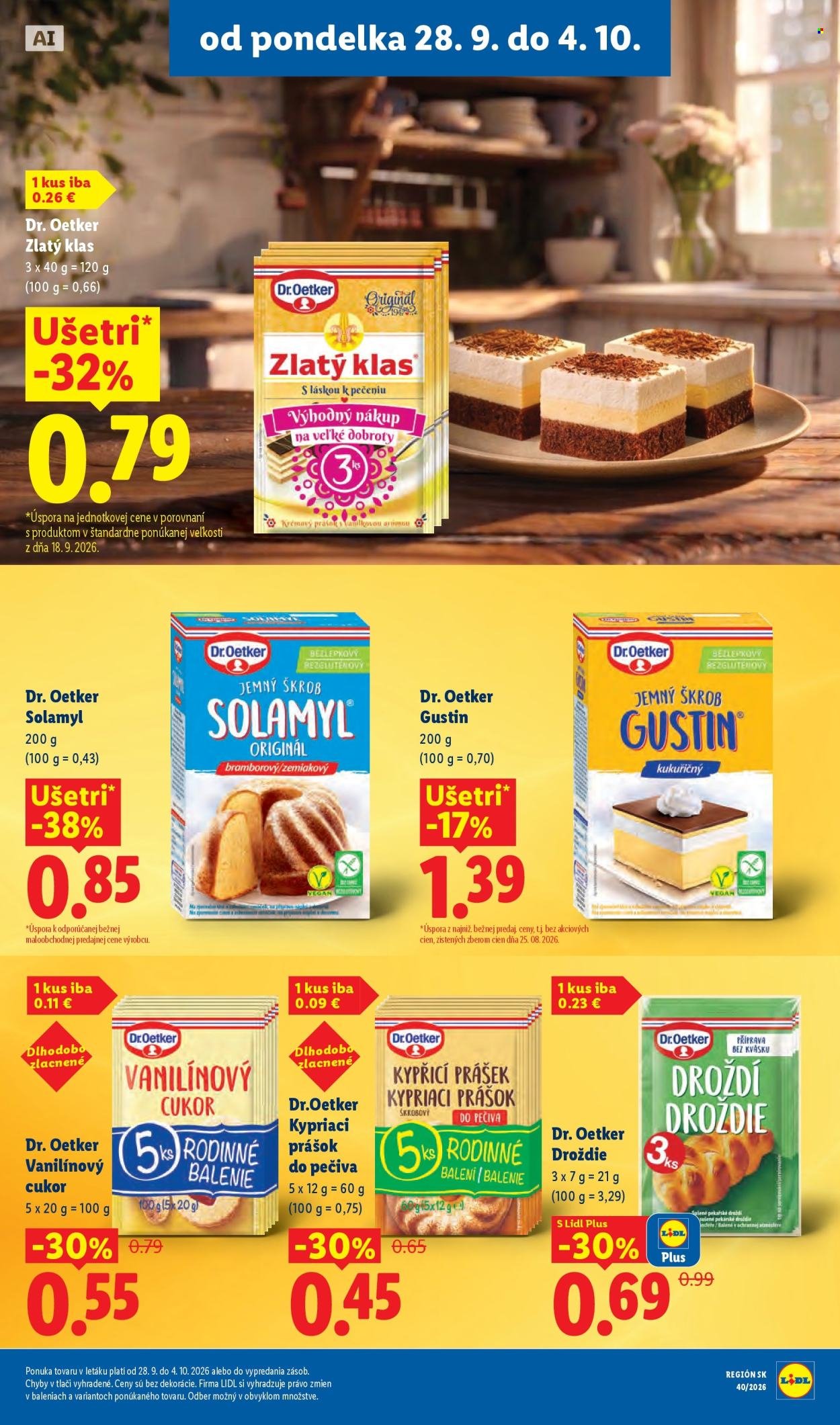 LIDL leták - Od pondelka 28.9.2026
