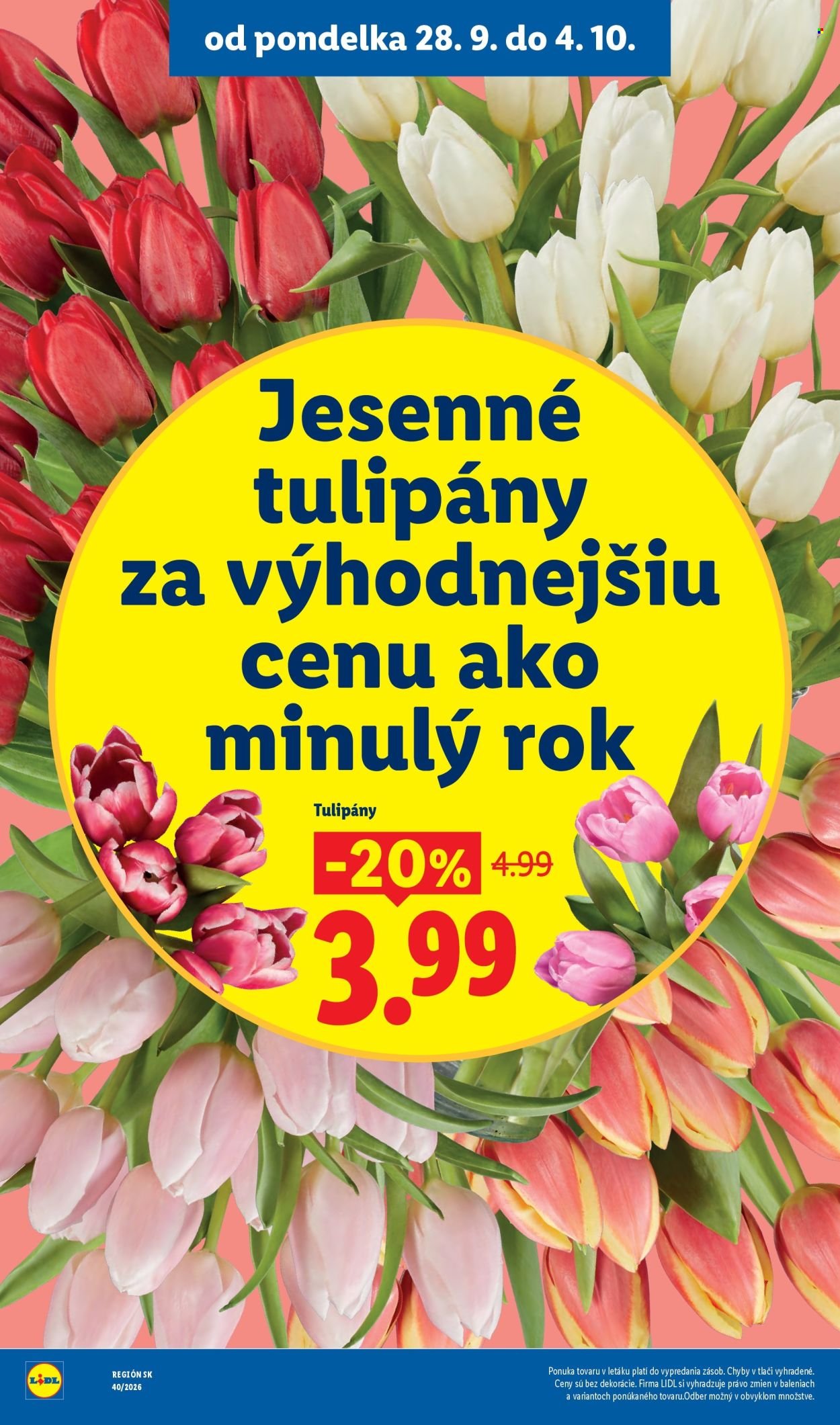 LIDL leták - Od pondelka 28.9.2026