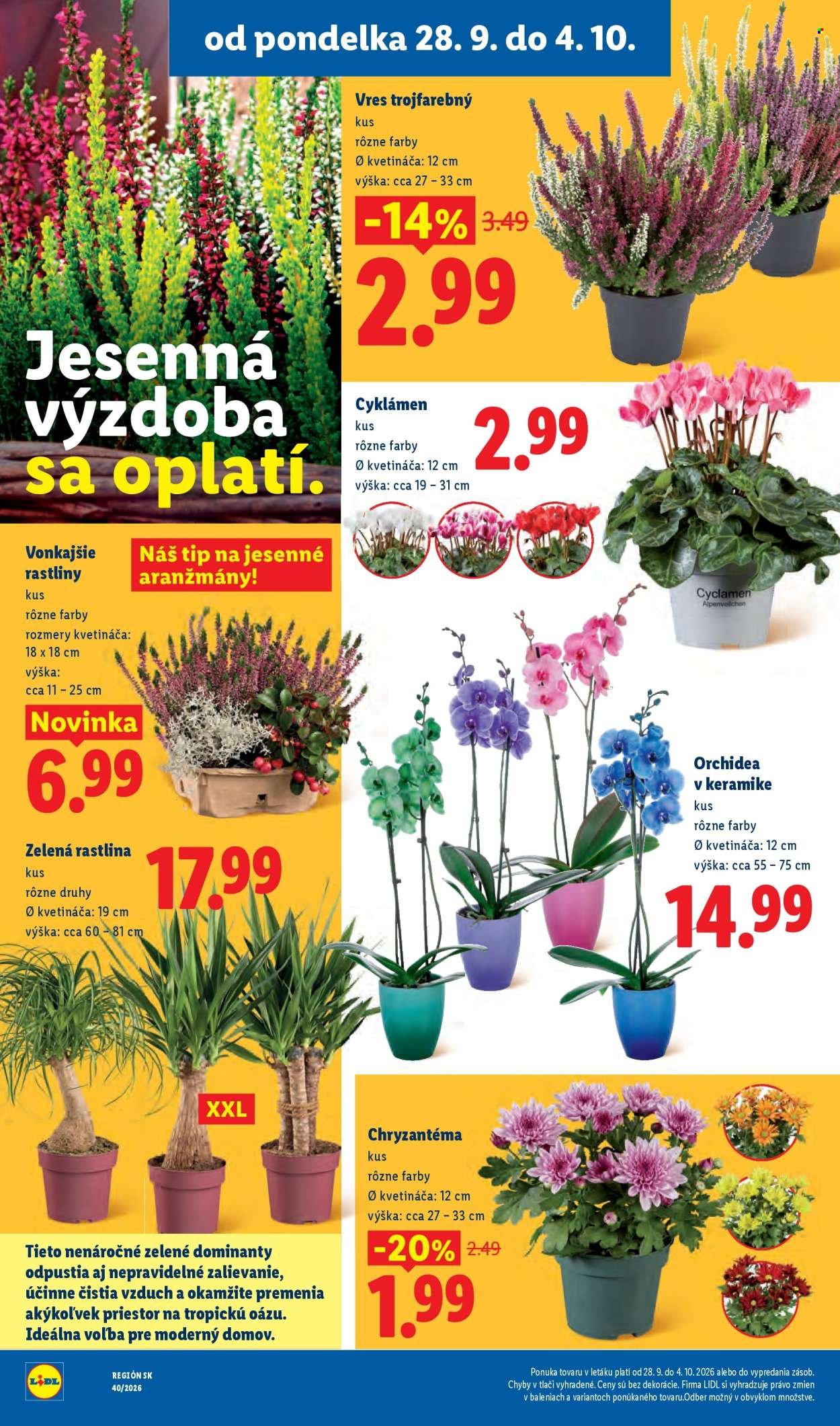 LIDL leták - Od pondelka 28.9.2026