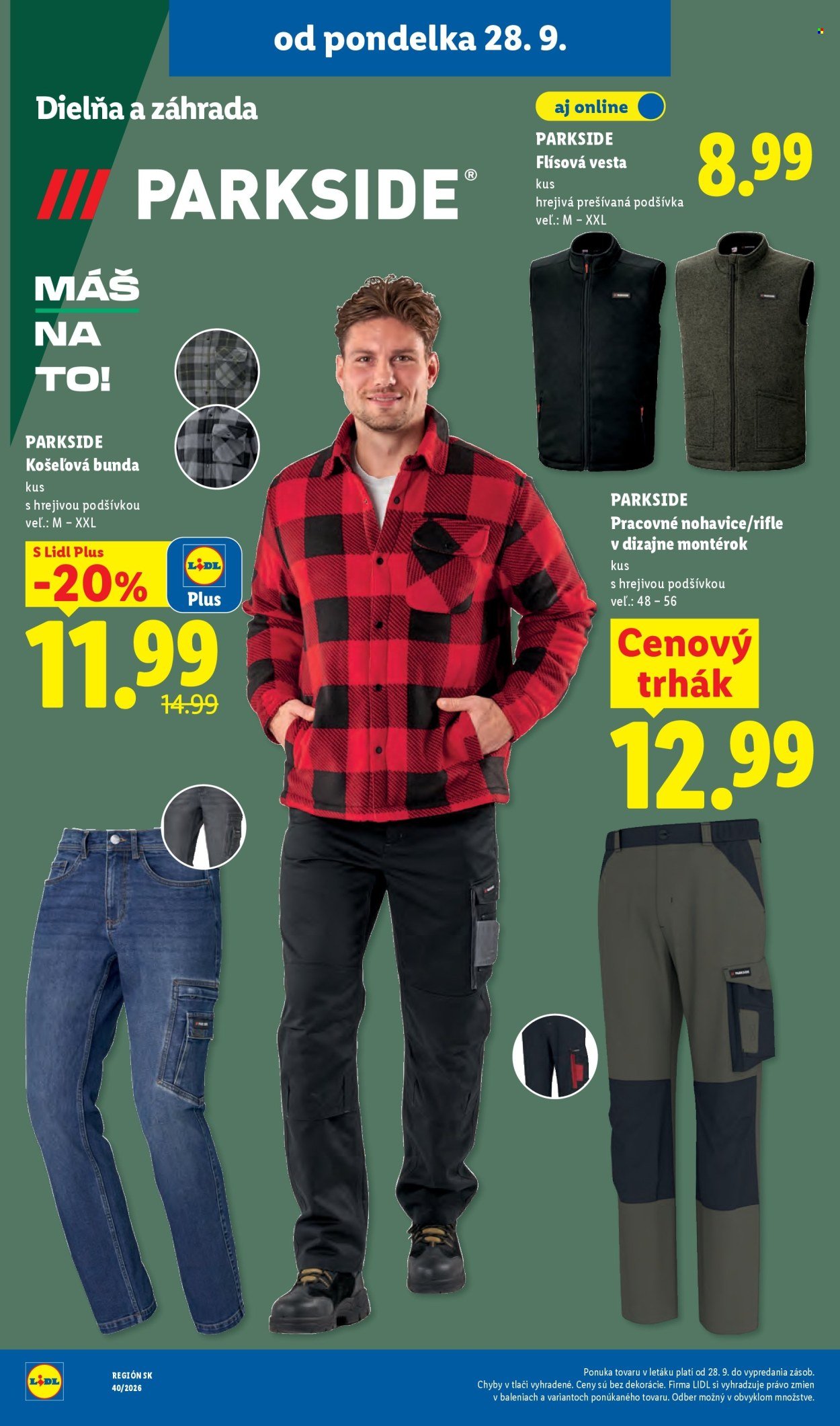 LIDL leták - Od pondelka 28.9.2026