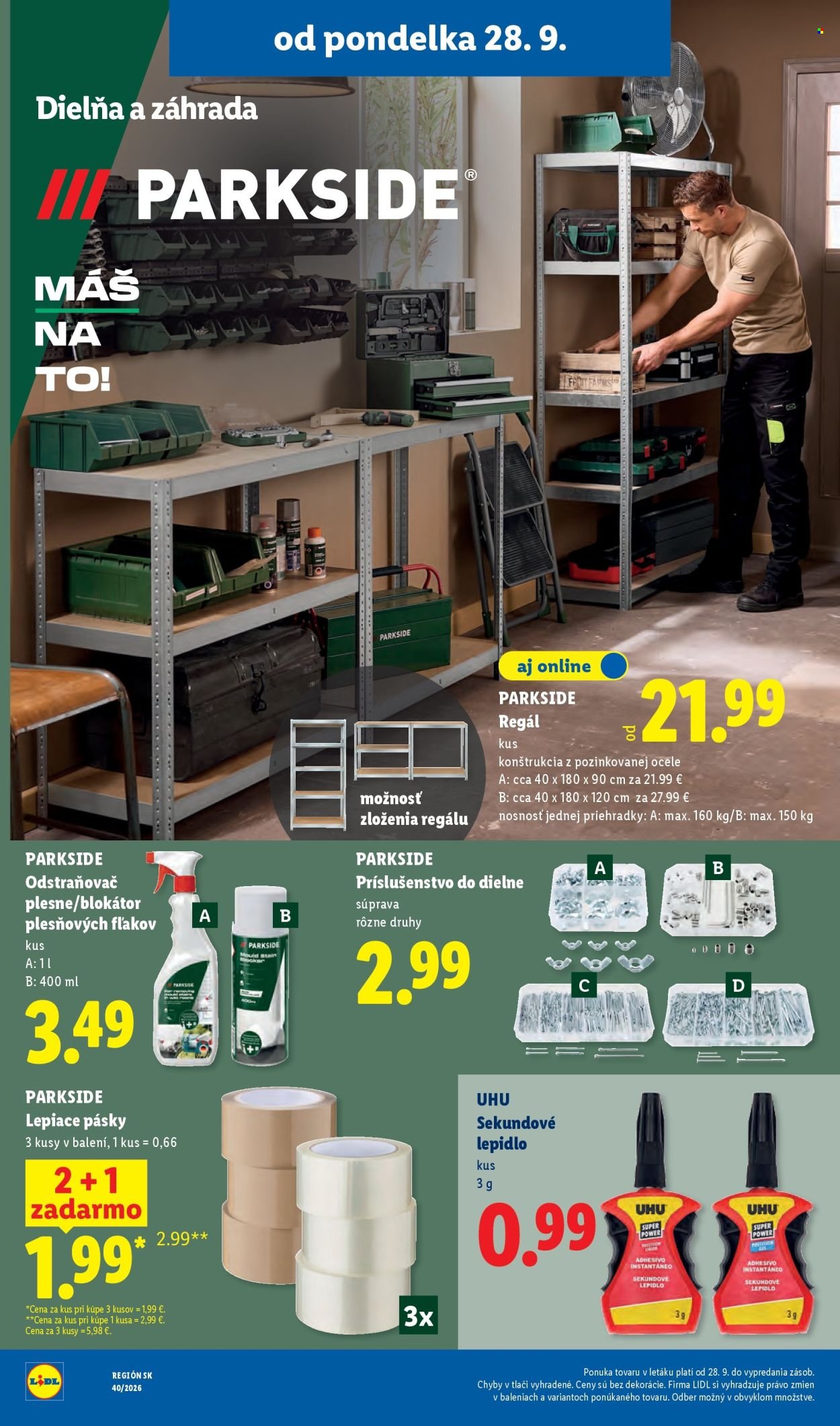 LIDL leták - Od pondelka 28.9.2026