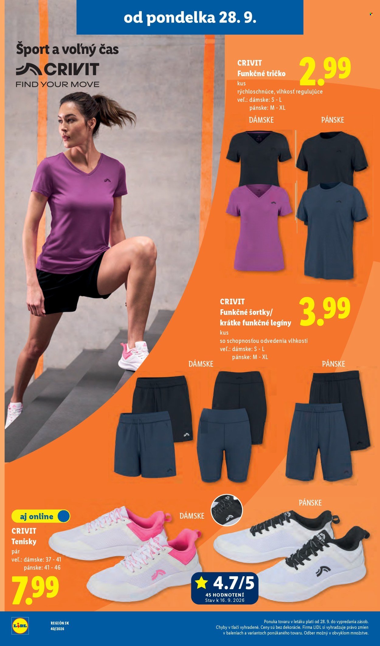 LIDL leták - Od pondelka 28.9.2026