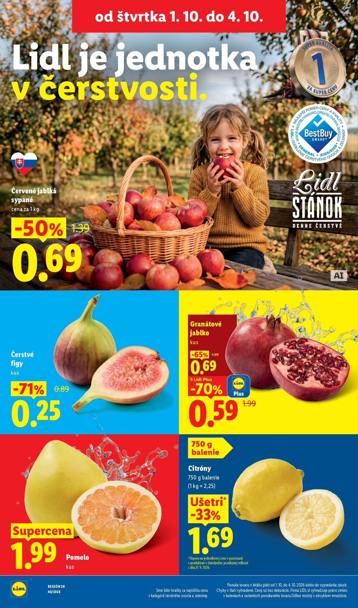 LIDL leták - Od pondelka 28.9.2026