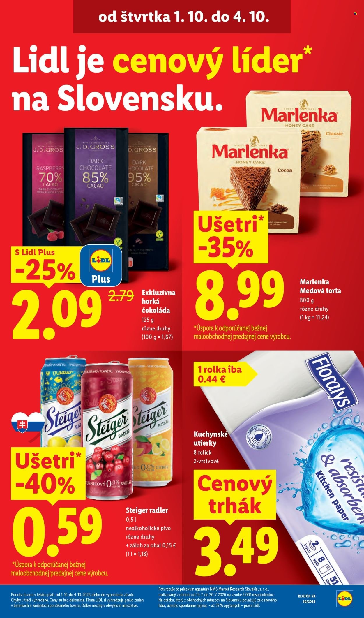 LIDL leták - Od pondelka 28.9.2026