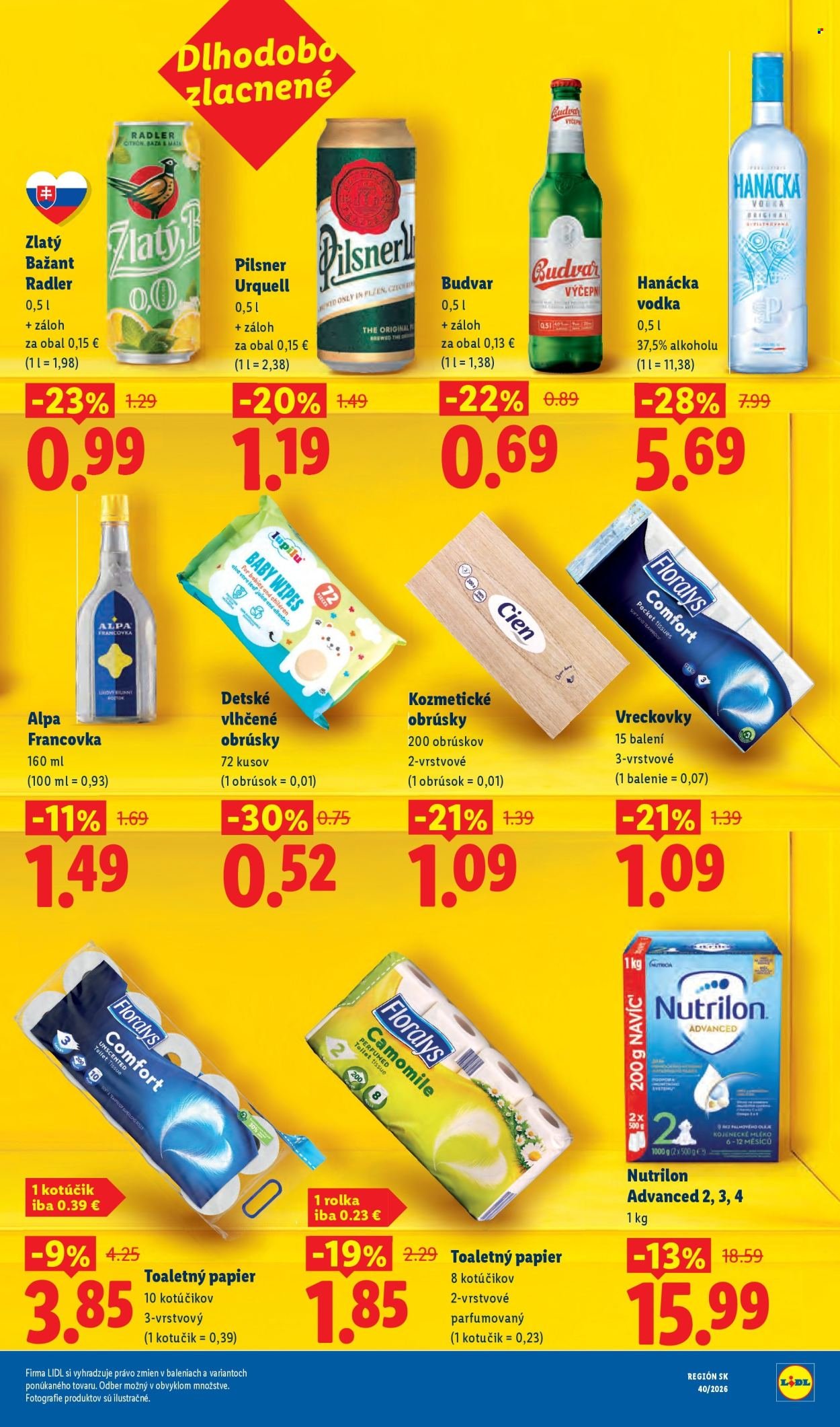 LIDL leták - Od pondelka 28.9.2026