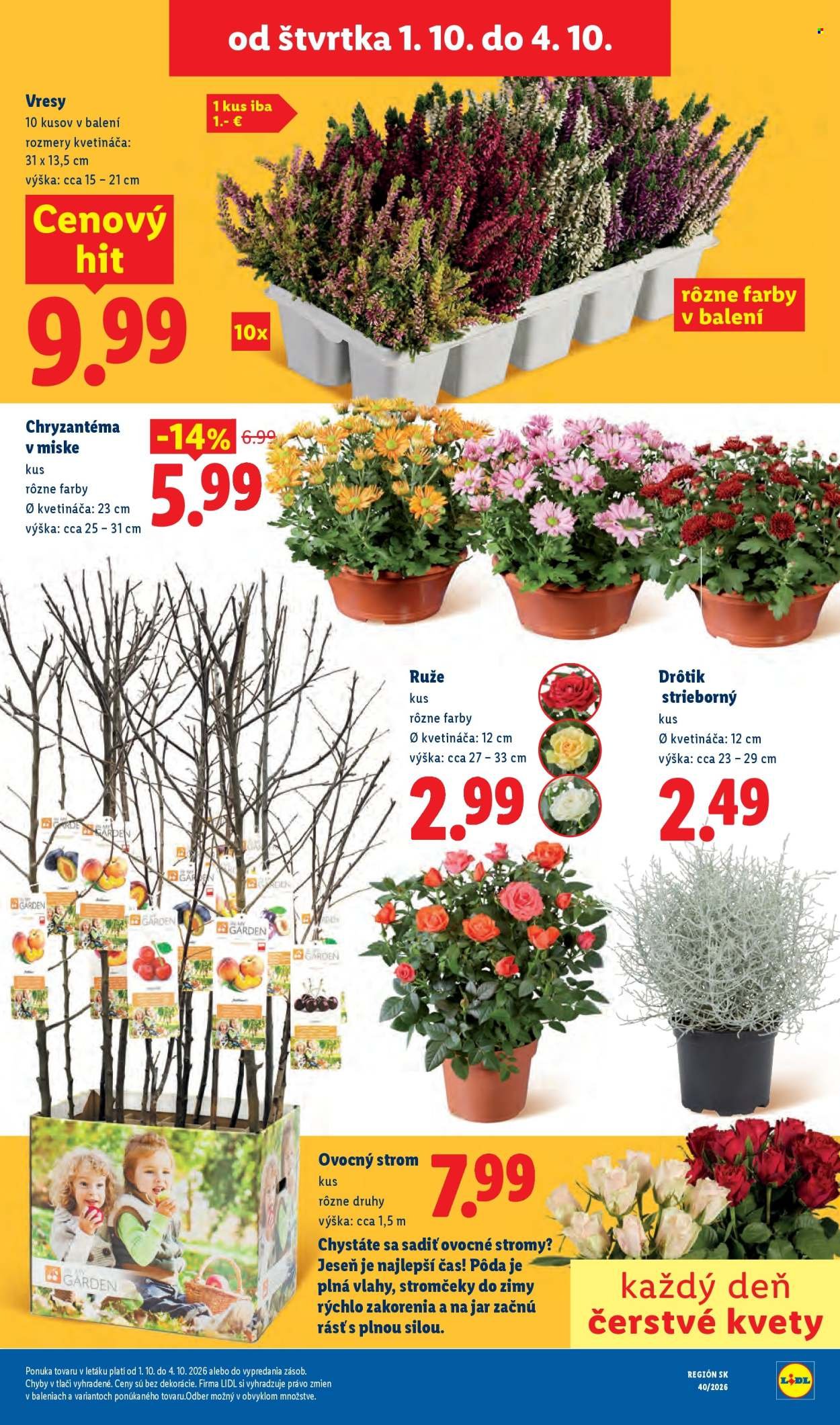 LIDL leták - Od pondelka 28.9.2026
