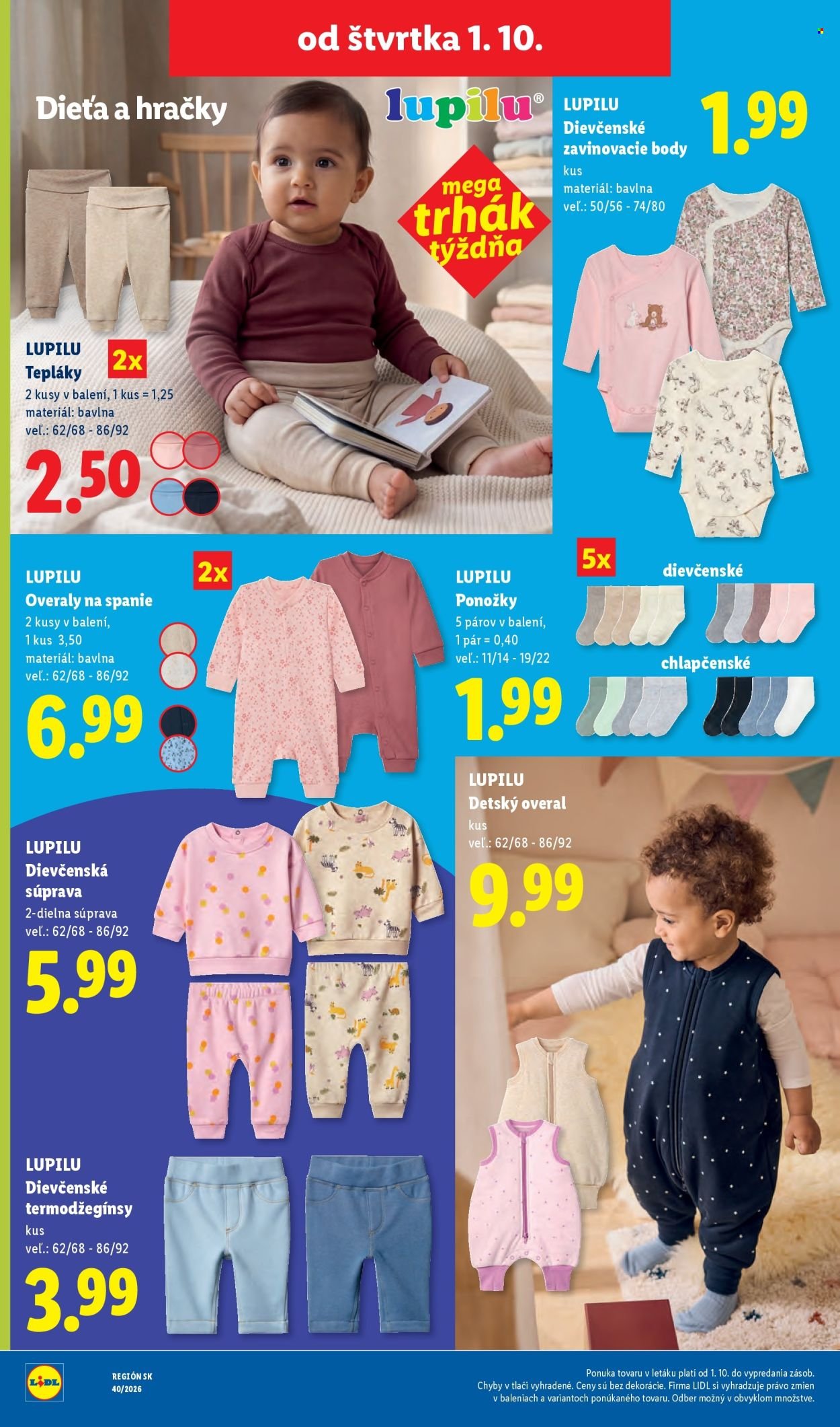 LIDL leták - Od pondelka 28.9.2026