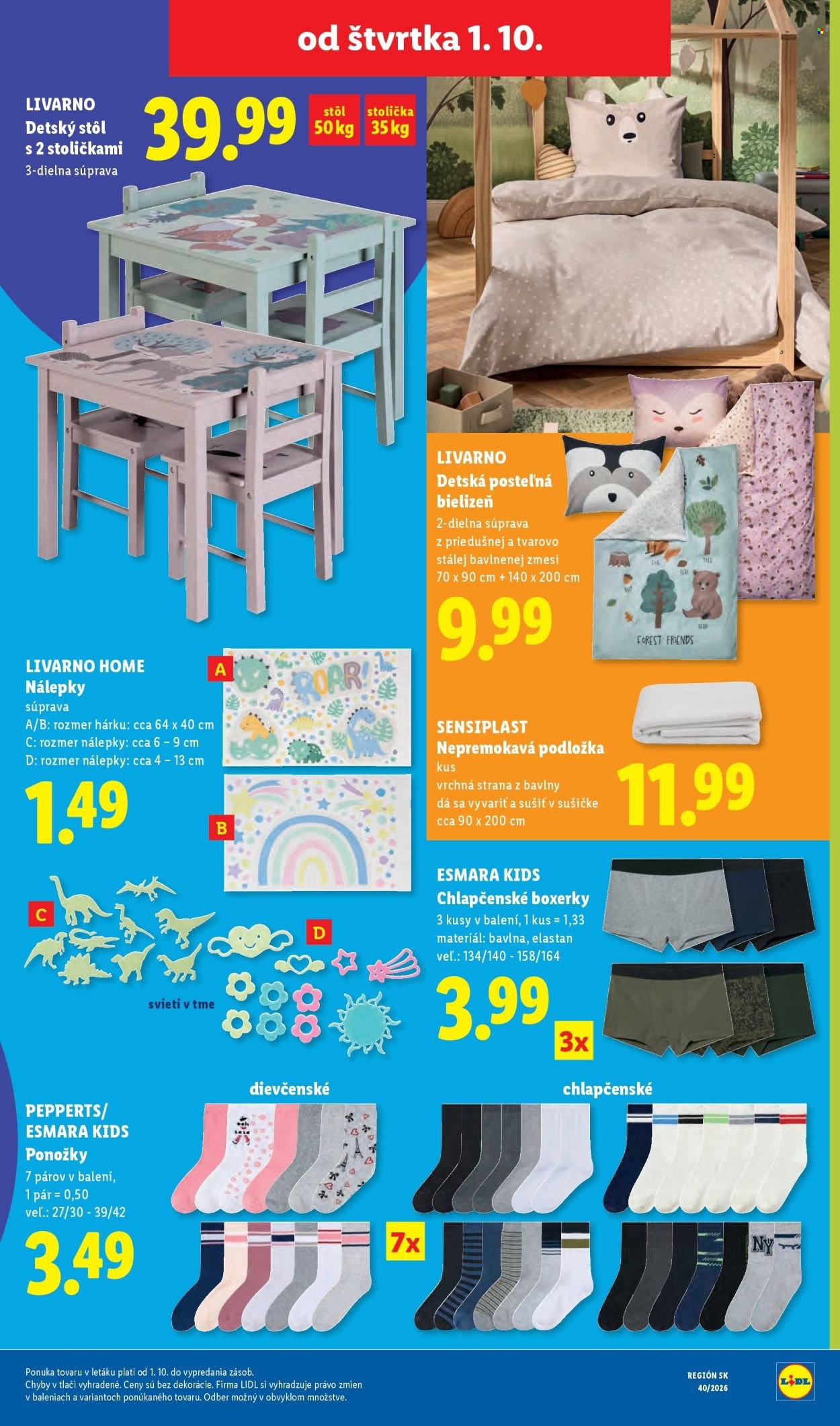 LIDL leták - Od pondelka 28.9.2026
