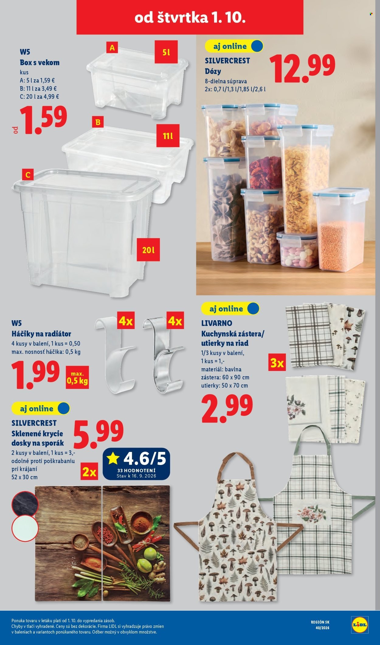 LIDL leták - Od pondelka 28.9.2026
