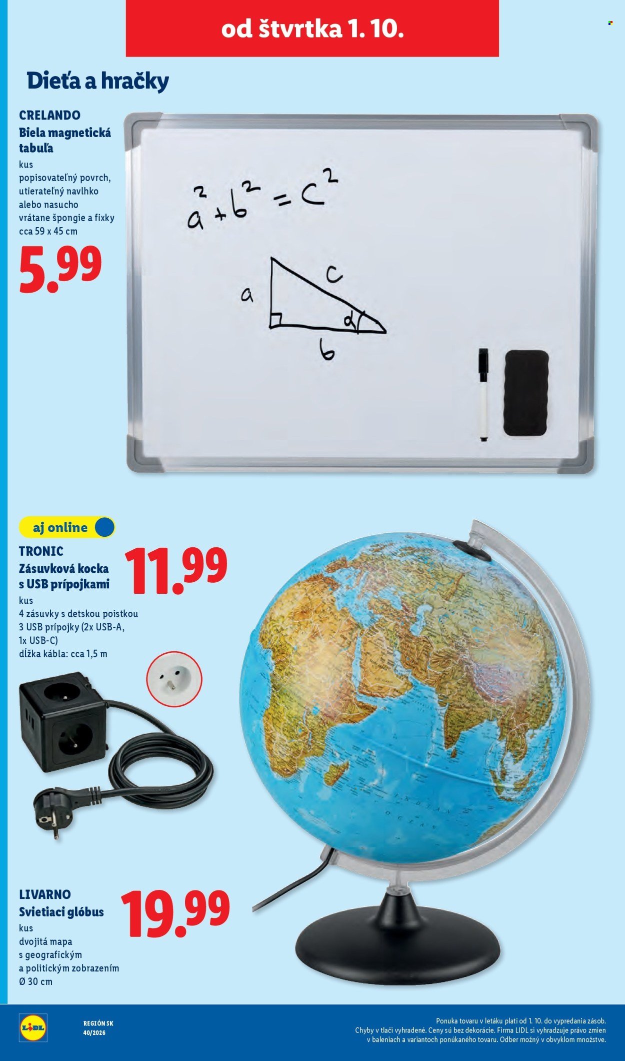 LIDL leták - Od pondelka 28.9.2026
