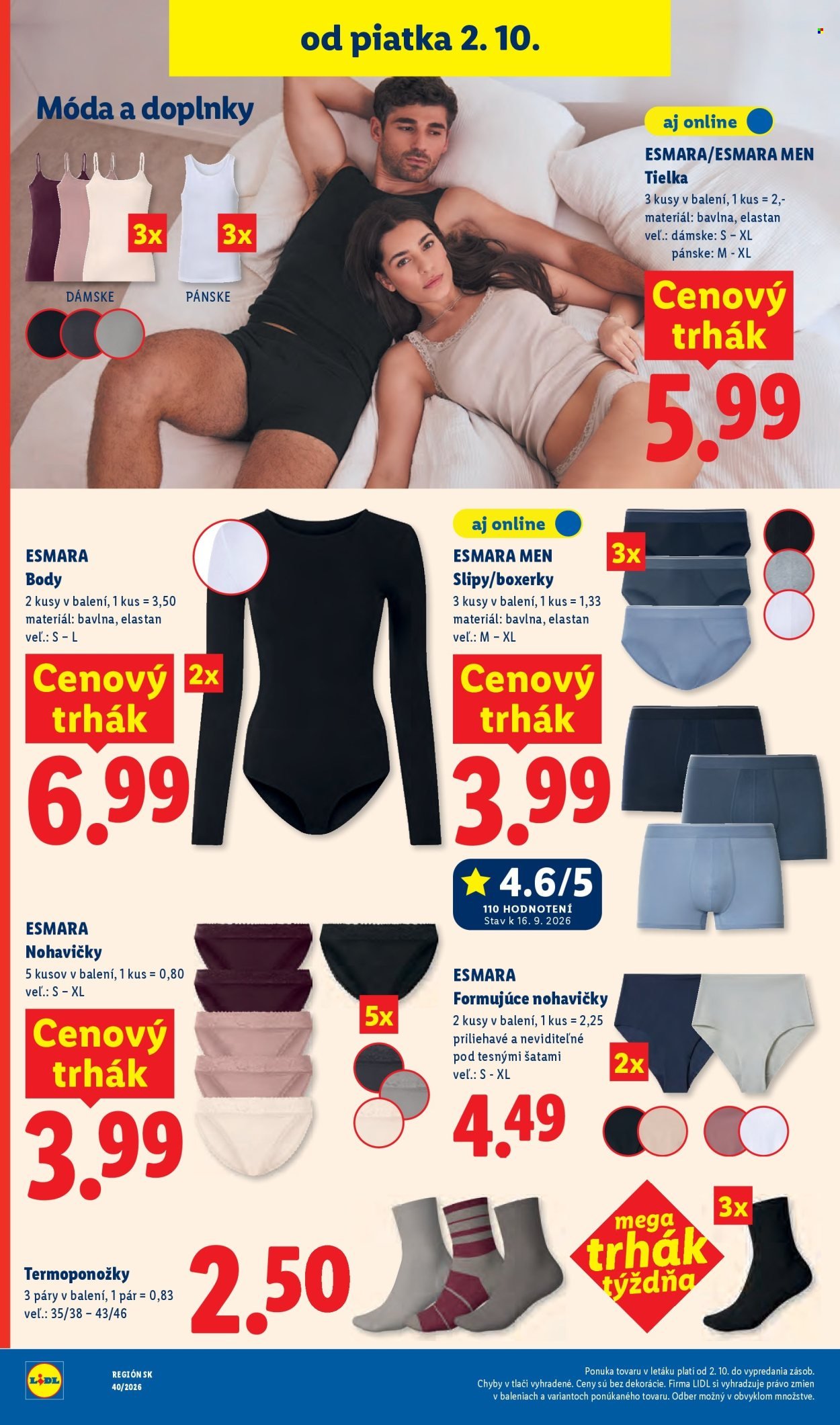 LIDL leták - Od pondelka 28.9.2026