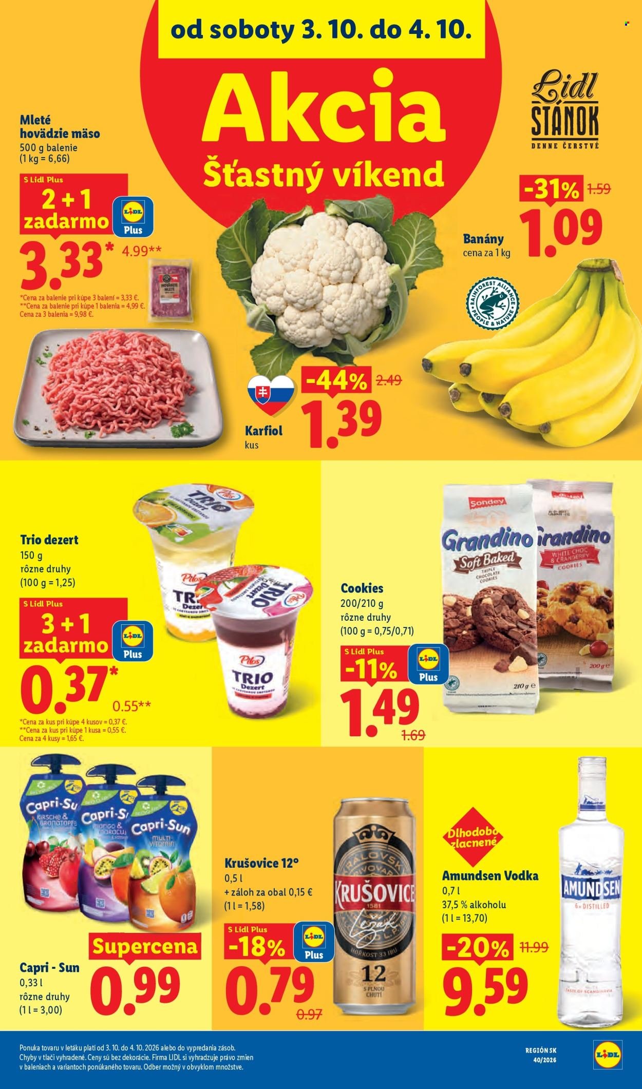 LIDL leták - Od pondelka 28.9.2026