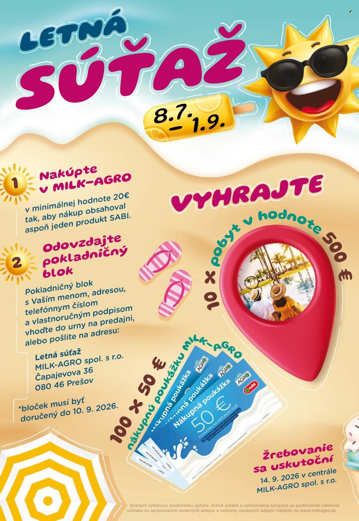 MILK AGRO leták - Od stredy 22.7.2026